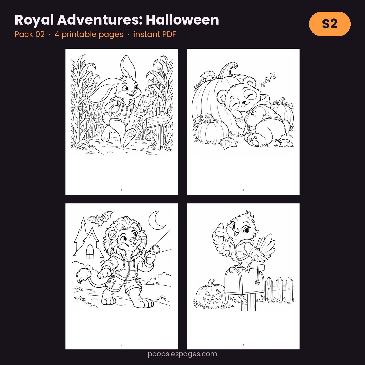 Royal Adventures: Halloween — Pack 02