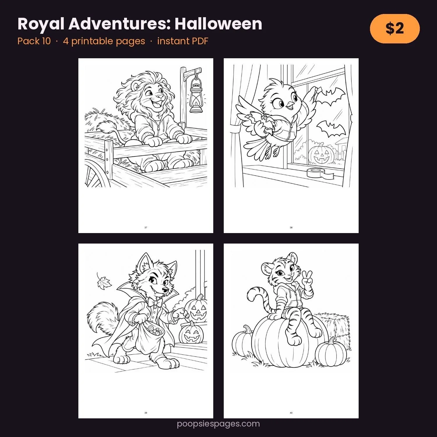 Royal Adventures: Halloween — Pack 10