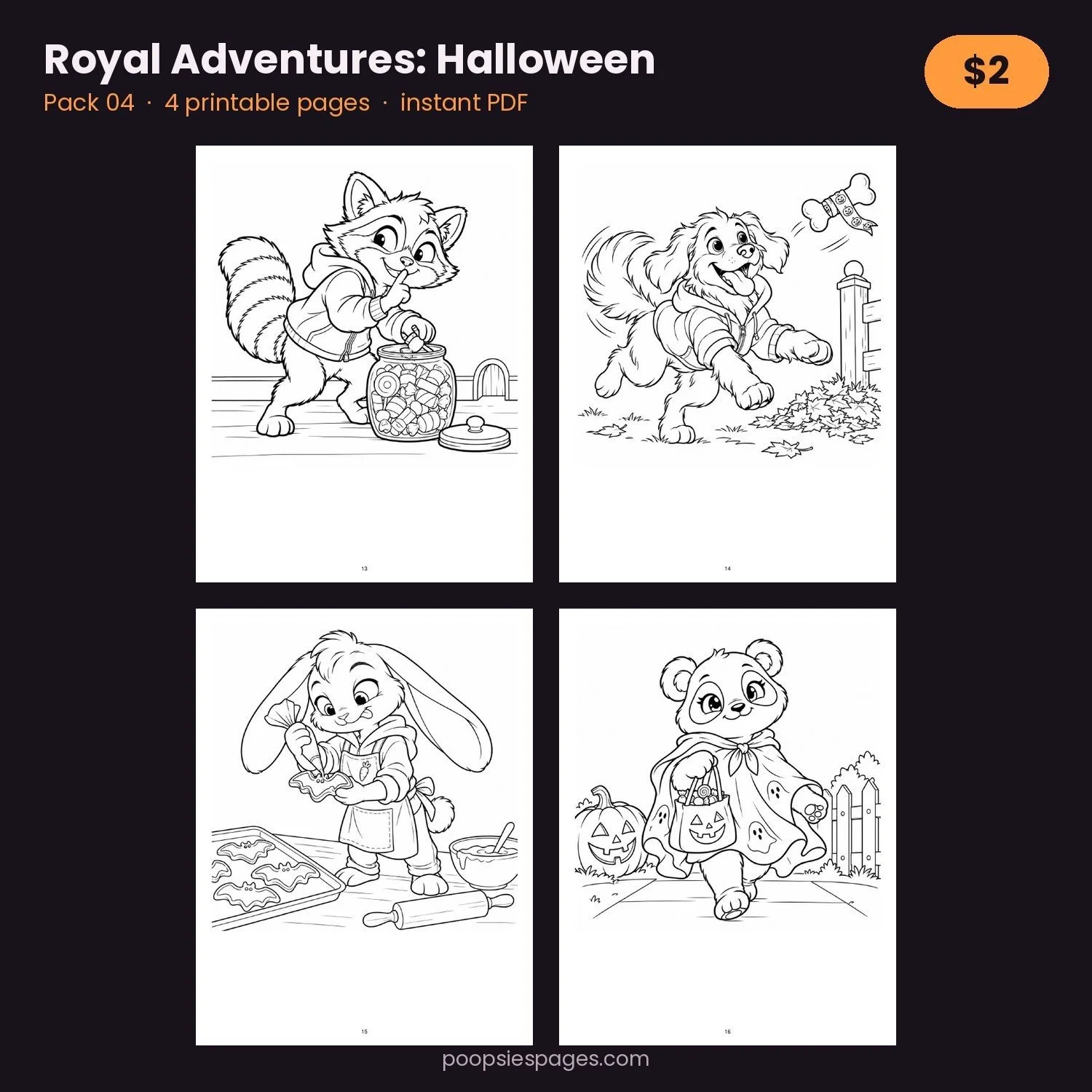 Royal Adventures: Halloween — Pack 04