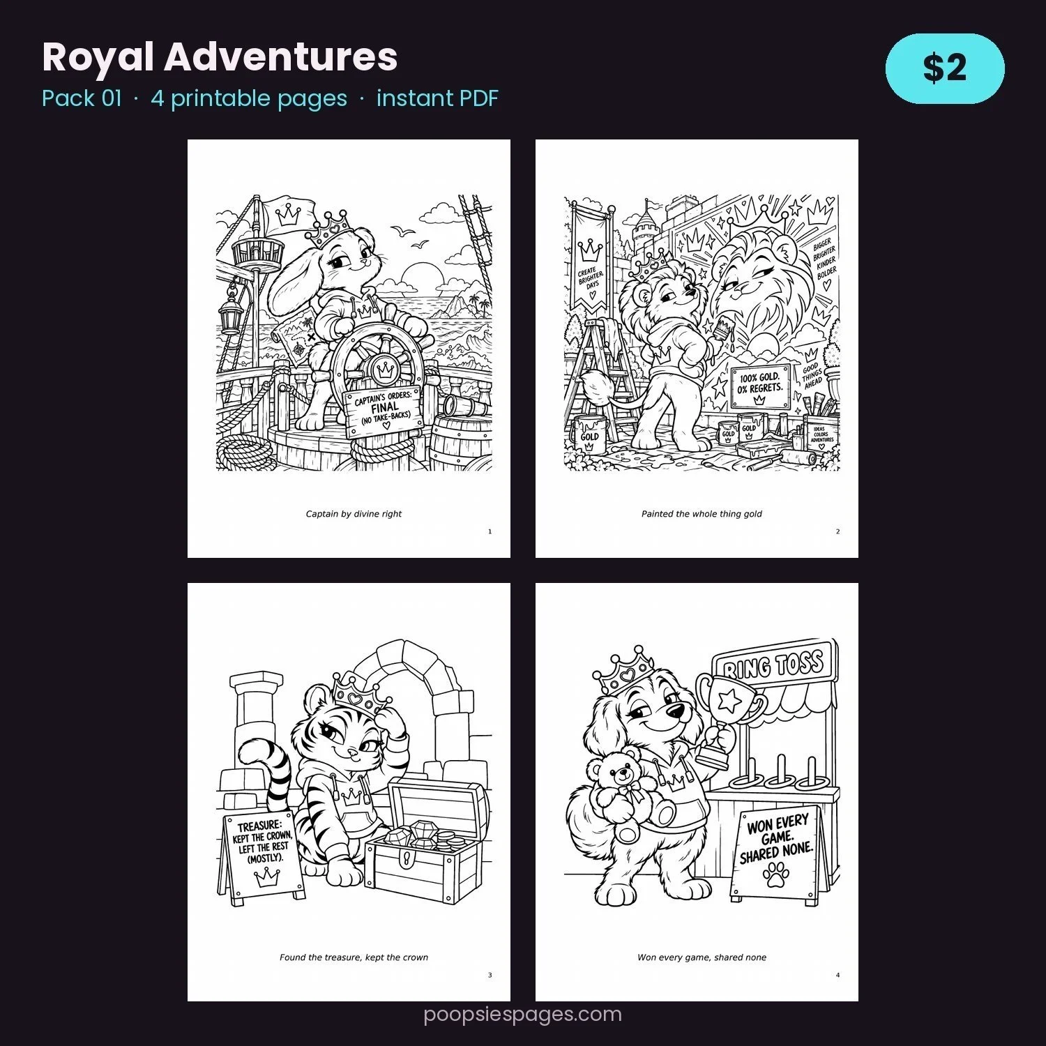 Royal Adventures — Pack 01