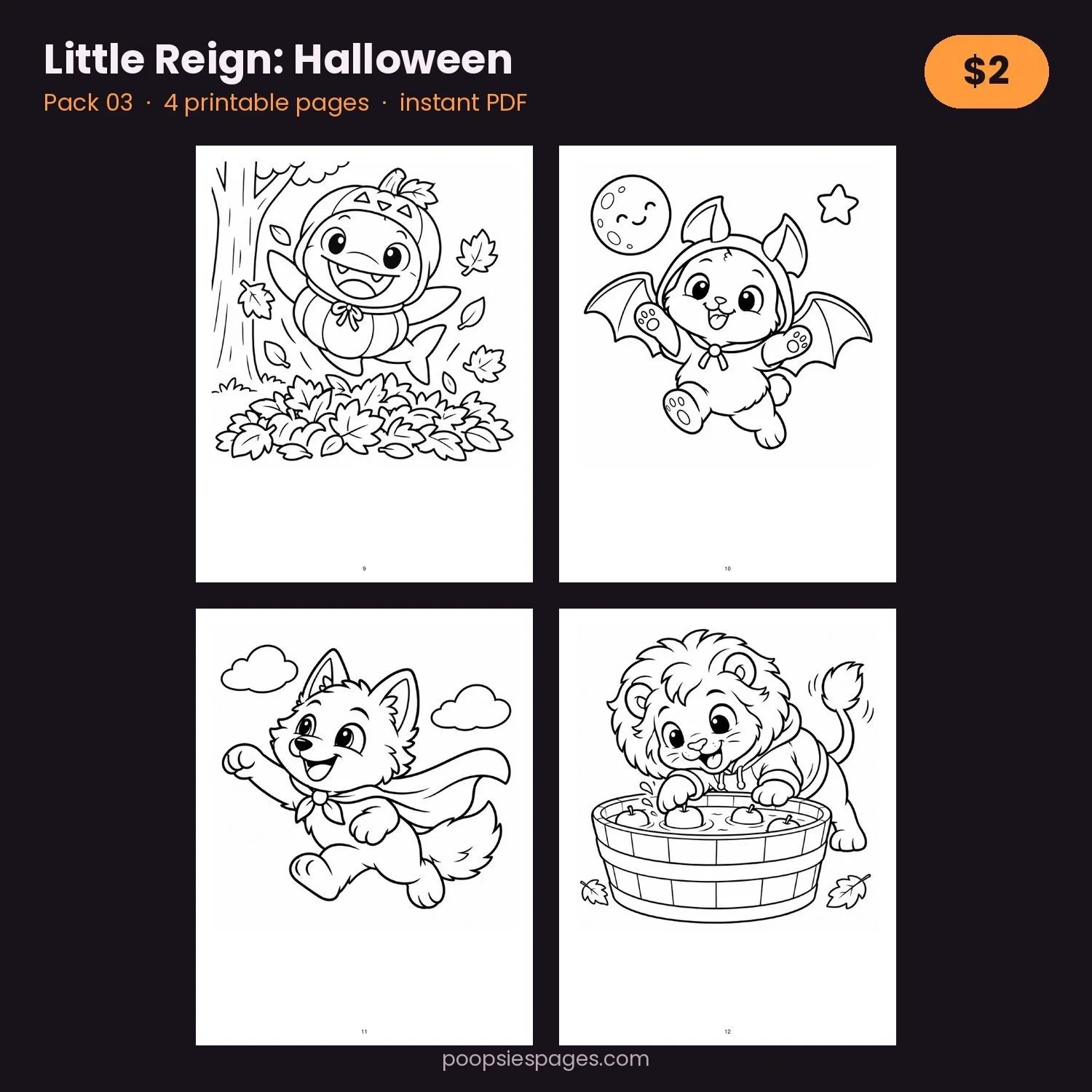 Little Reign: Halloween — Pack 03