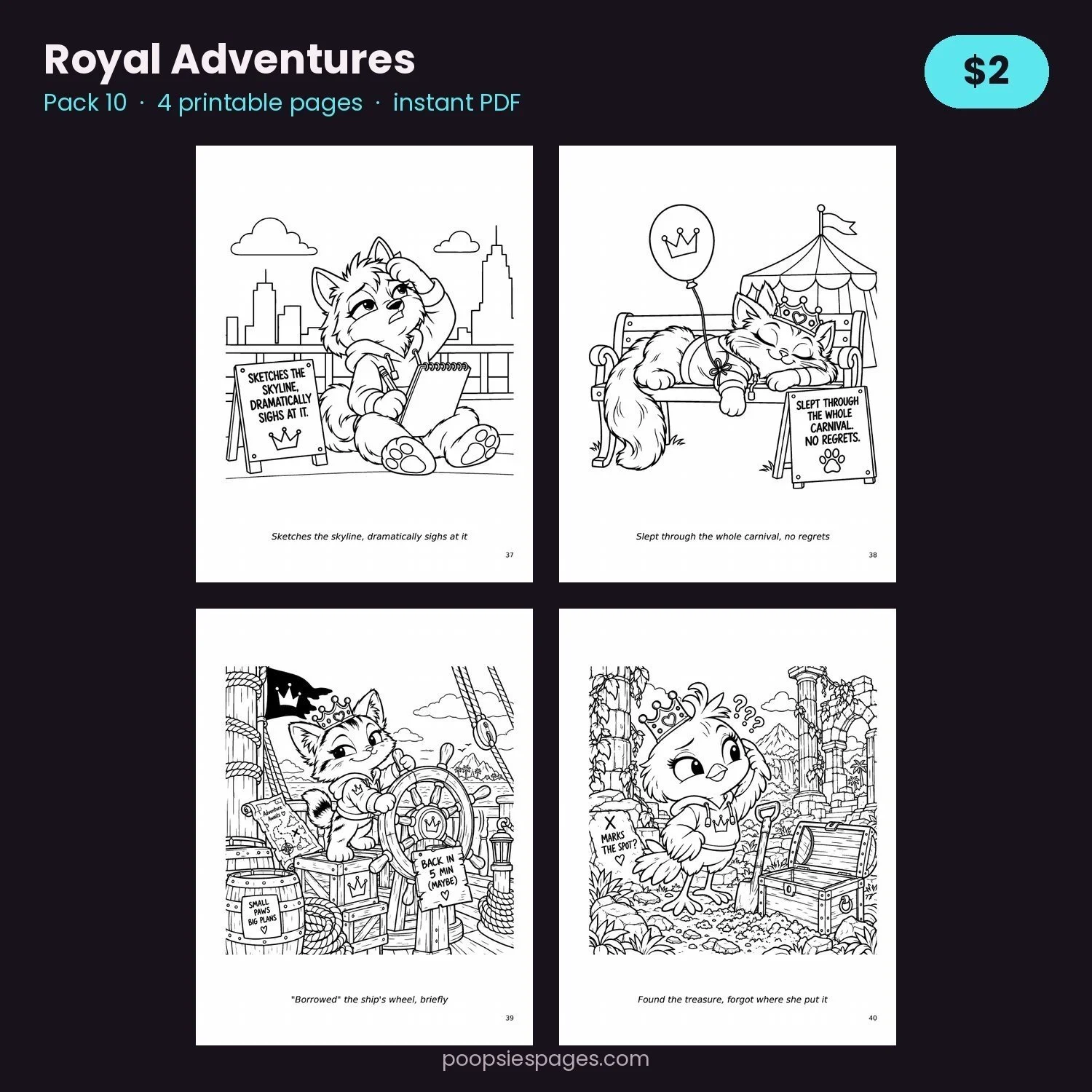 Royal Adventures — Pack 10