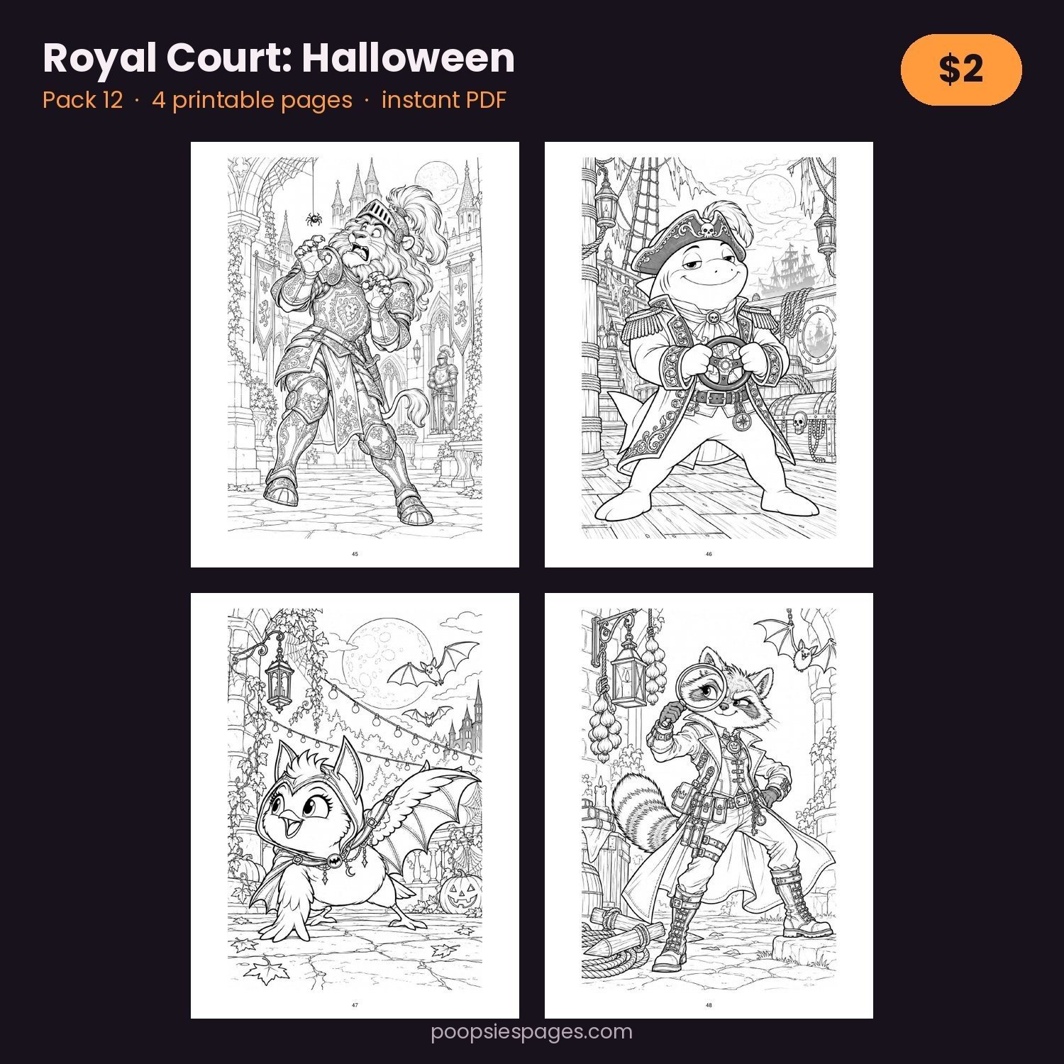 Royal Court: Halloween — Pack 12