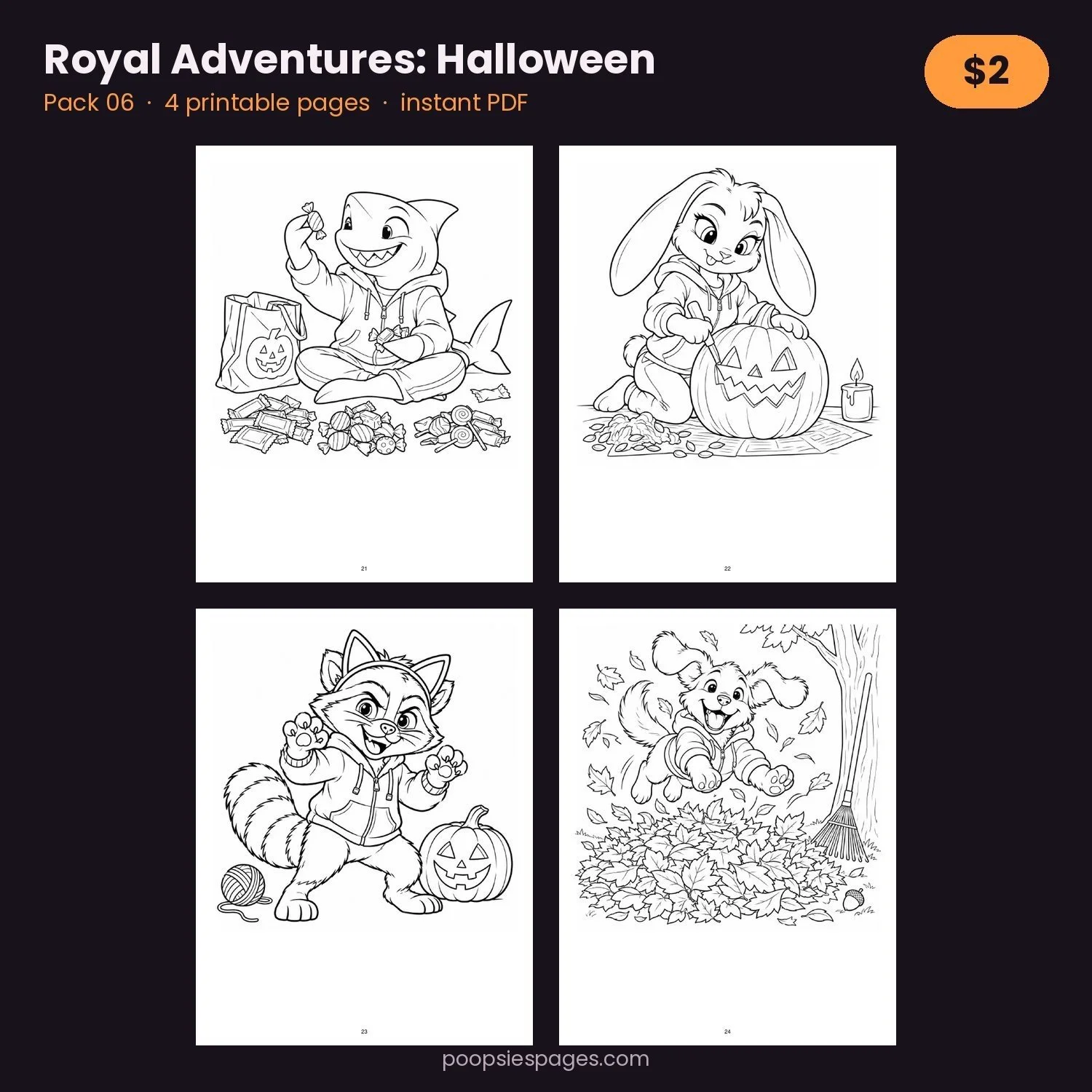Royal Adventures: Halloween — Pack 06
