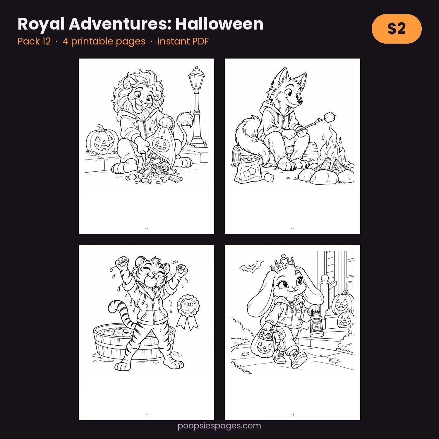Royal Adventures: Halloween — Pack 12