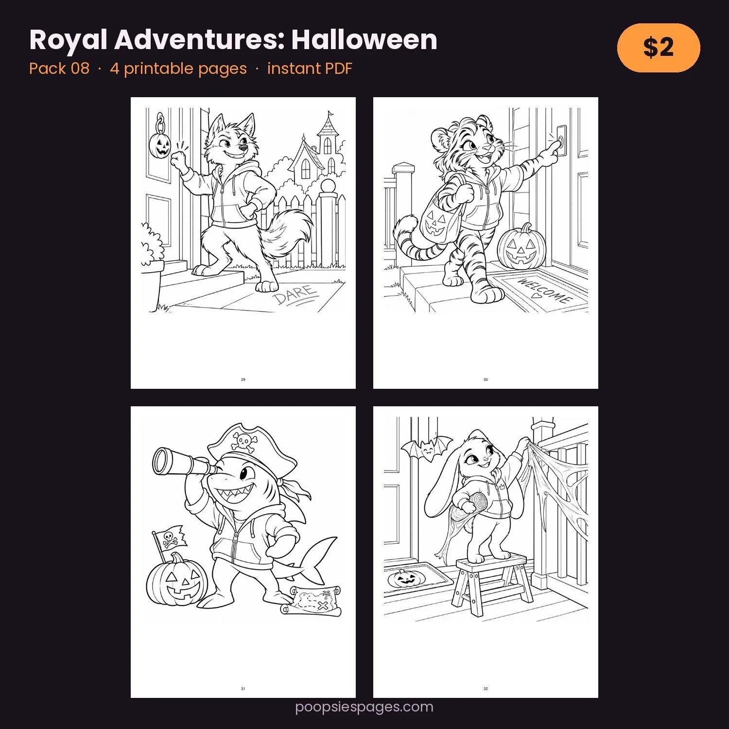 Royal Adventures: Halloween — Pack 08