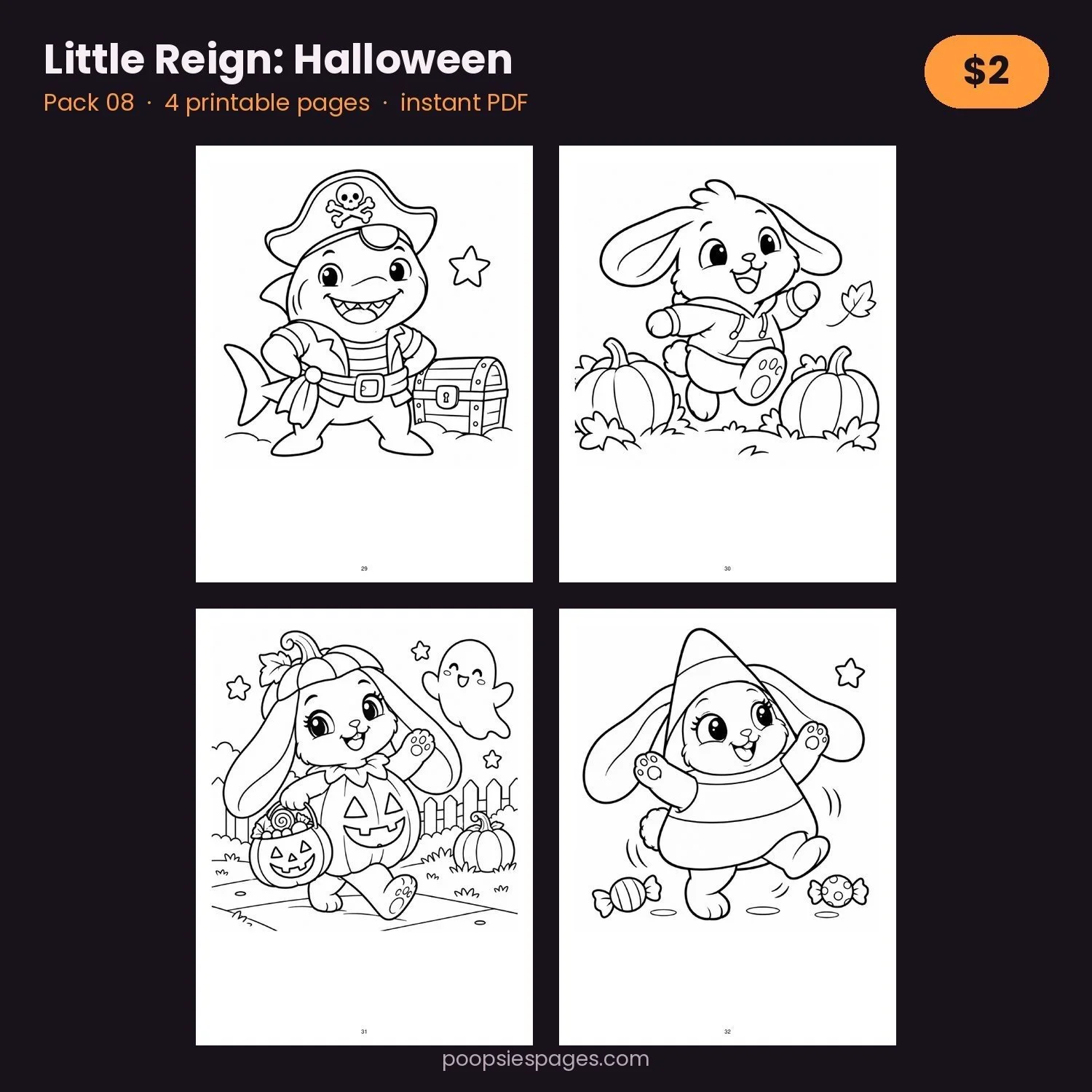 Little Reign: Halloween — Pack 08