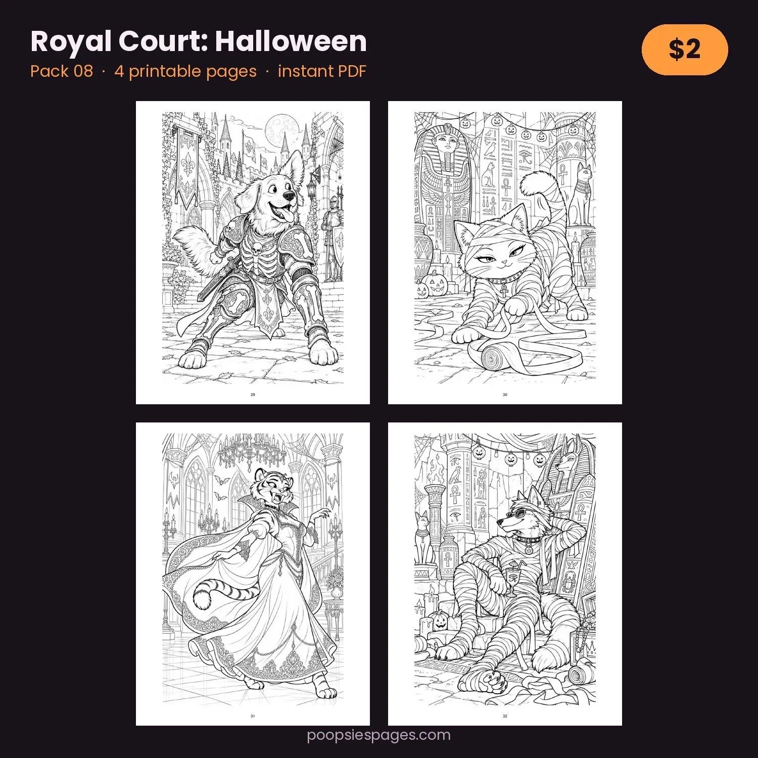 Royal Court: Halloween — Pack 08