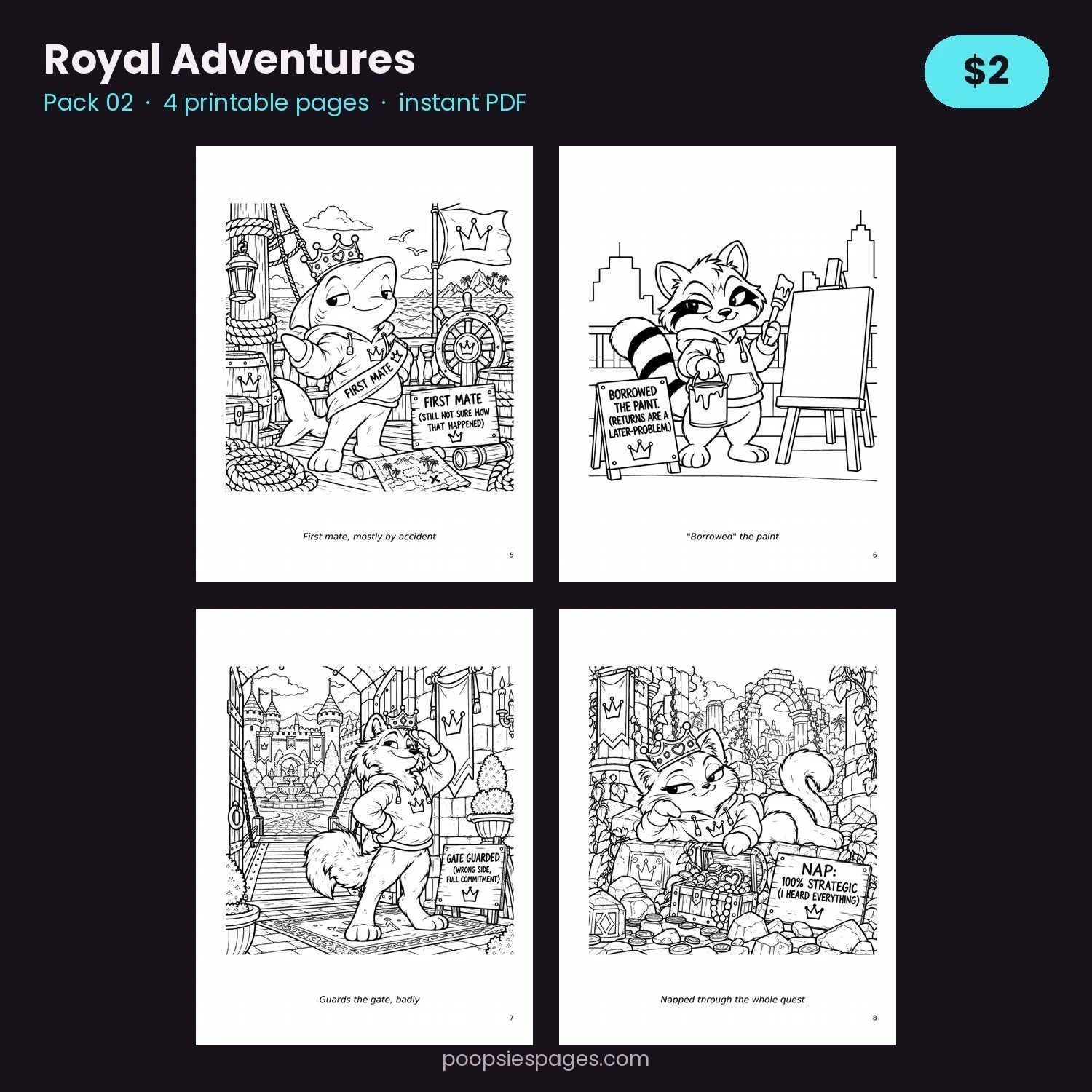 Royal Adventures — Pack 02