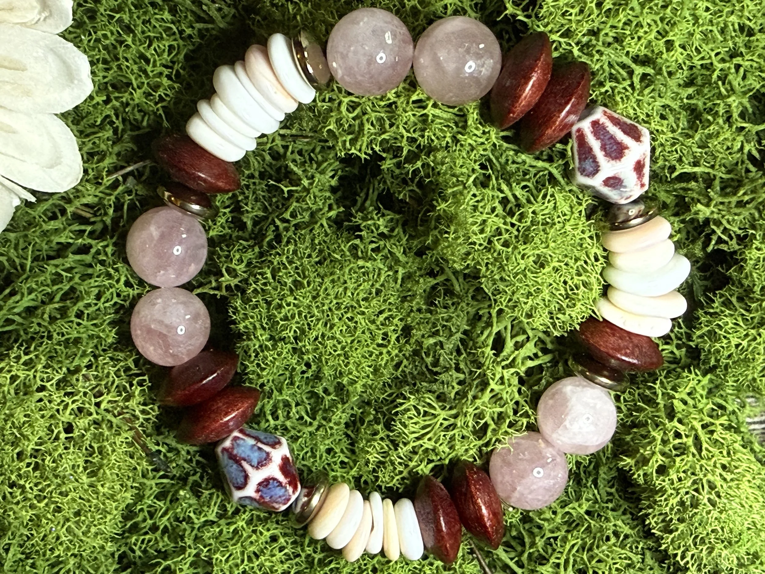 Nature's Harmony Beaded Bracelet