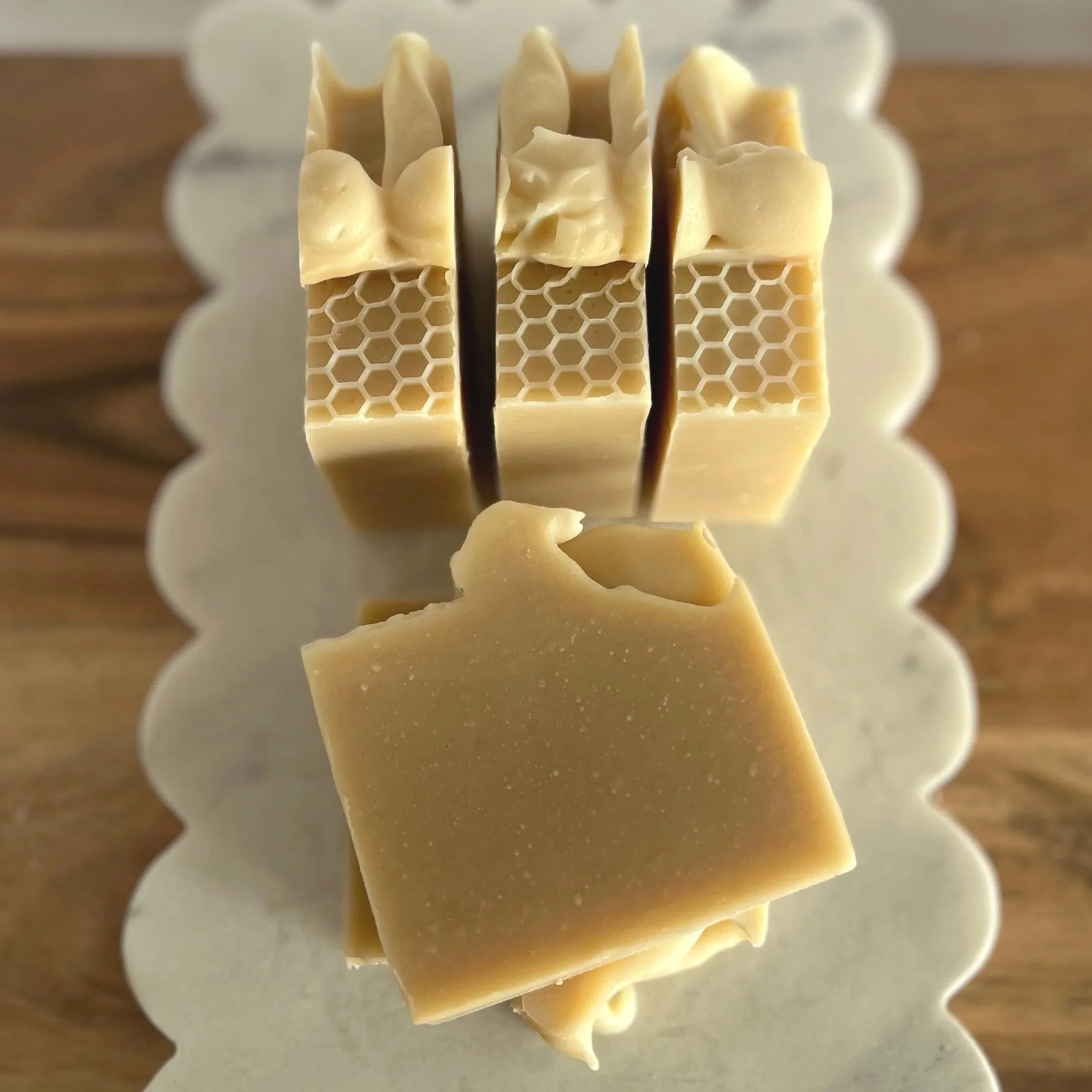 Gentle Buzz | handmade soap - oat milk and honey