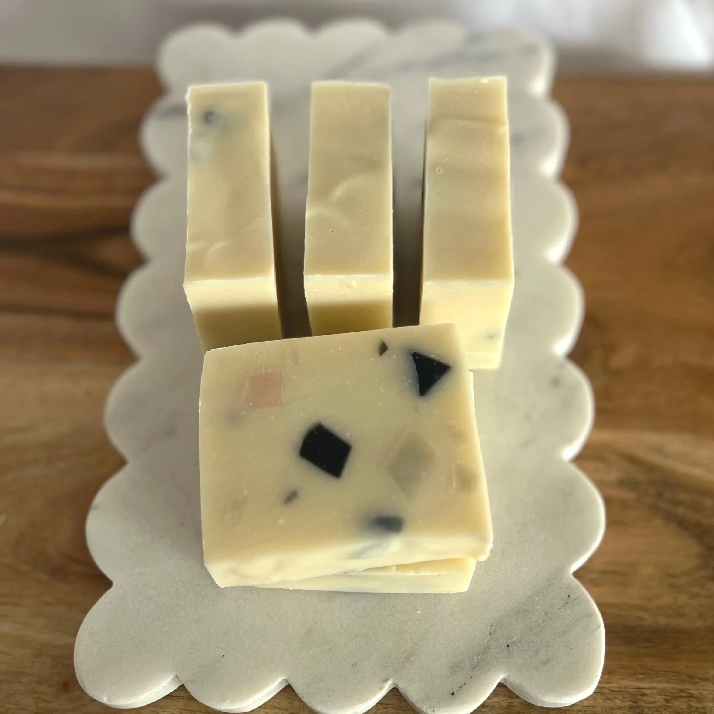 Artisan handmade soap with shea butter
