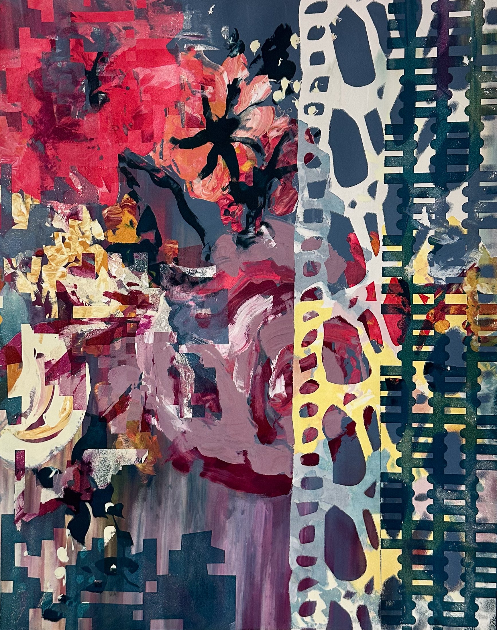 Window 5, Screenprint Monotype, 20x16, 2026