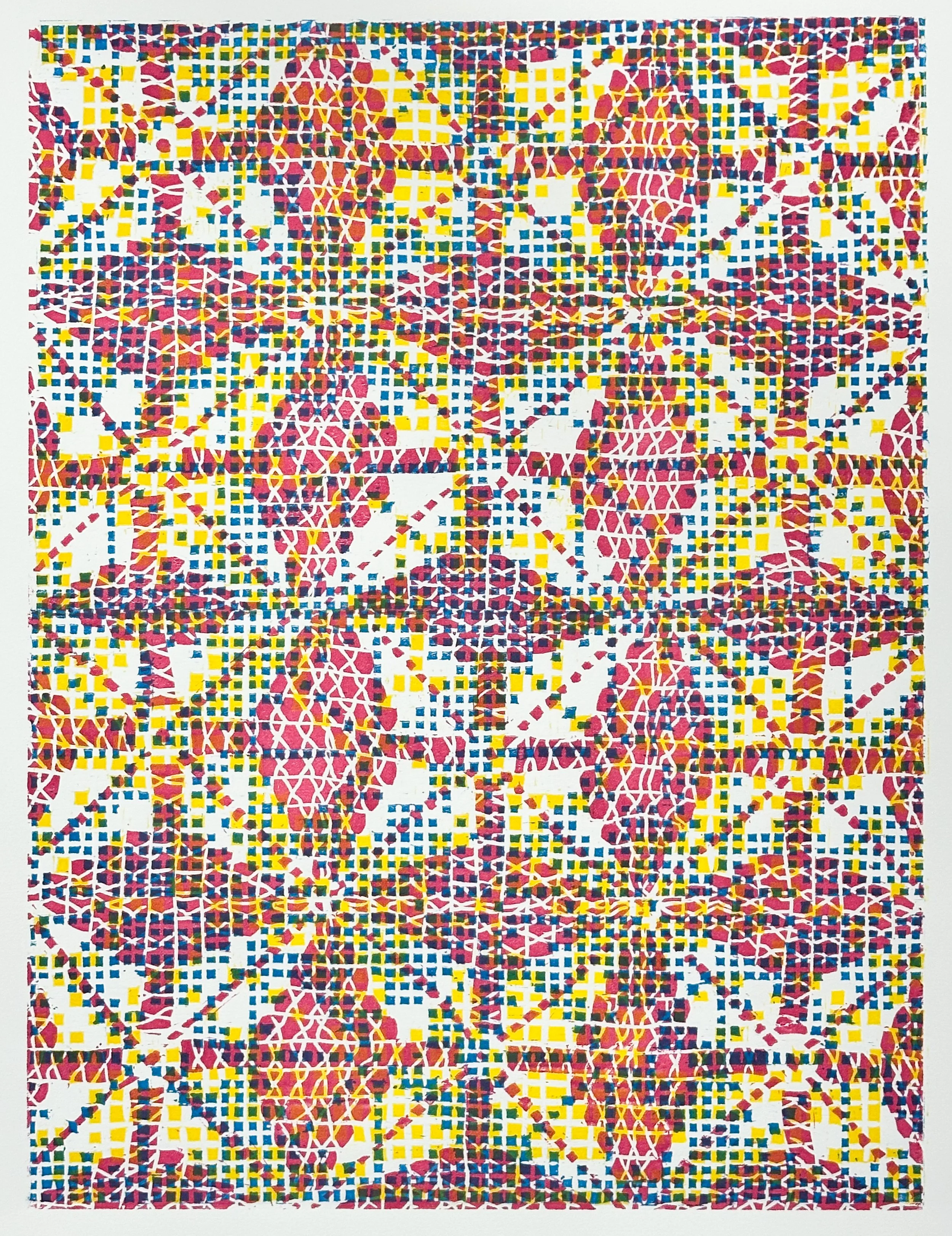 Primary 2, Woodcut, 24x18, 2026