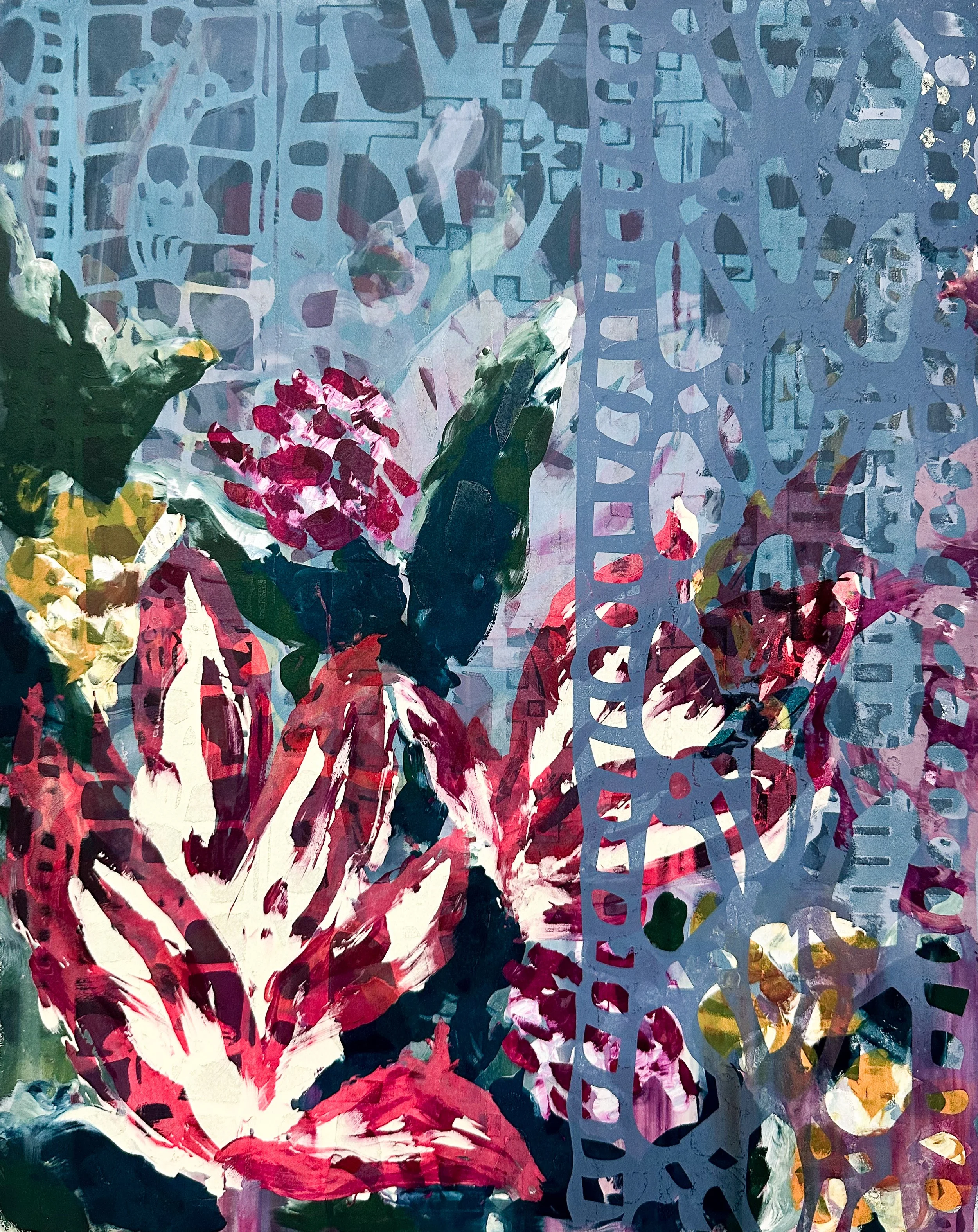 Window 4, Screenprint Monotype, 20x16, 2026