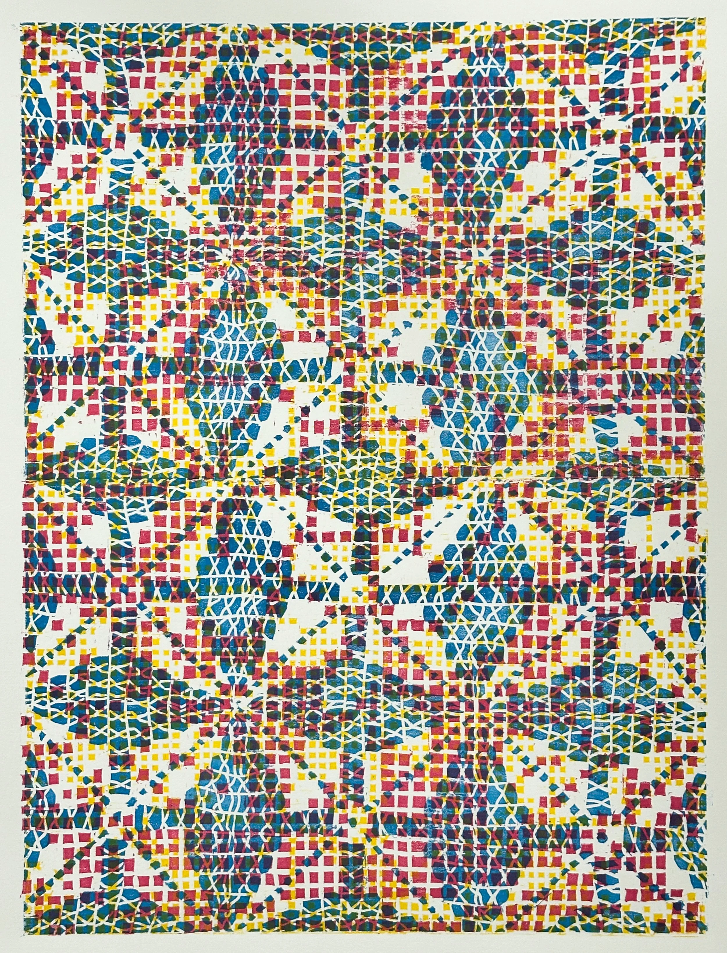 Primary 3, Woodcut, 24x18, 2026