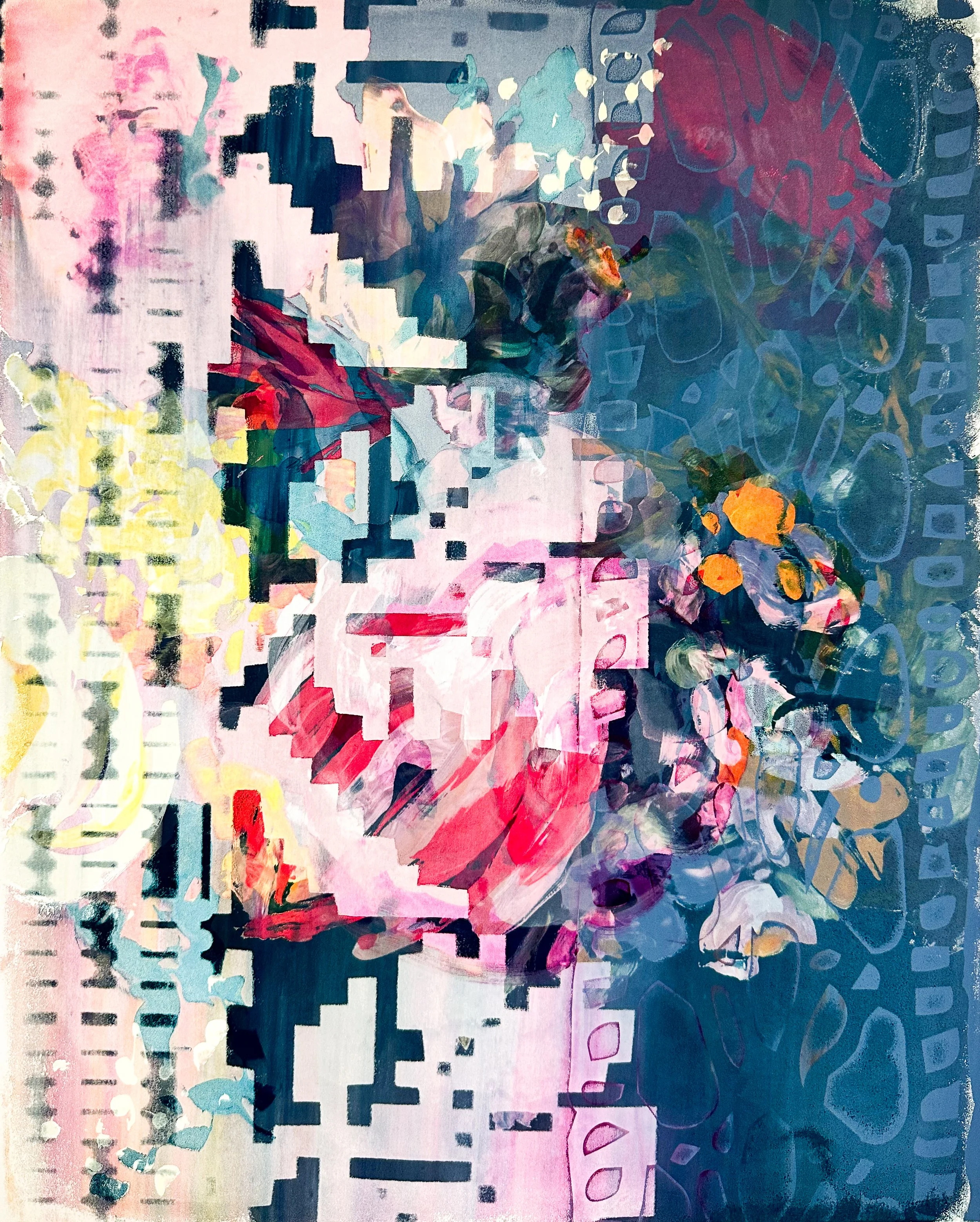 Window 2, Screenprint Monotype, 20x16, 2026