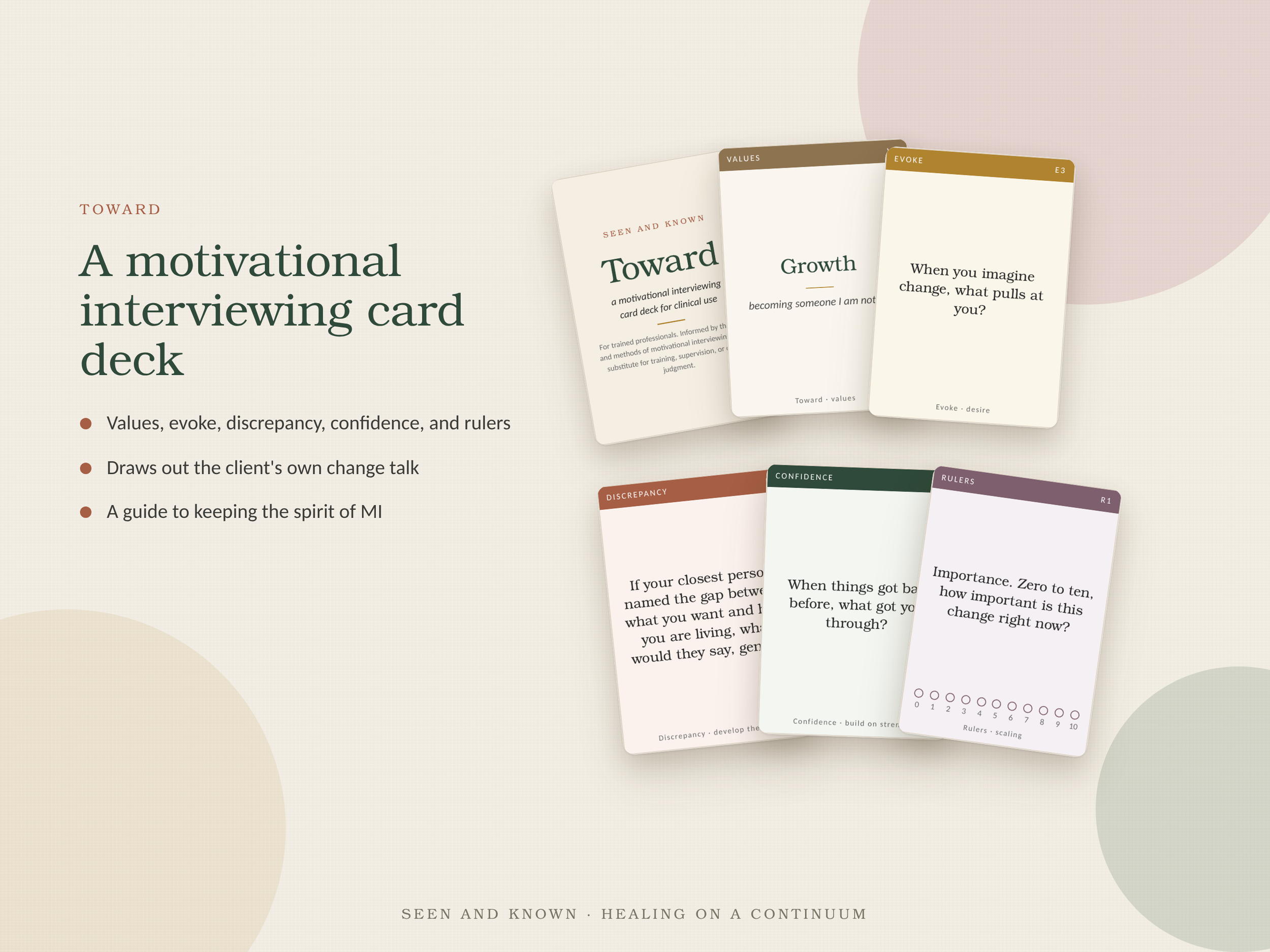 Toward: An MI Card Deck