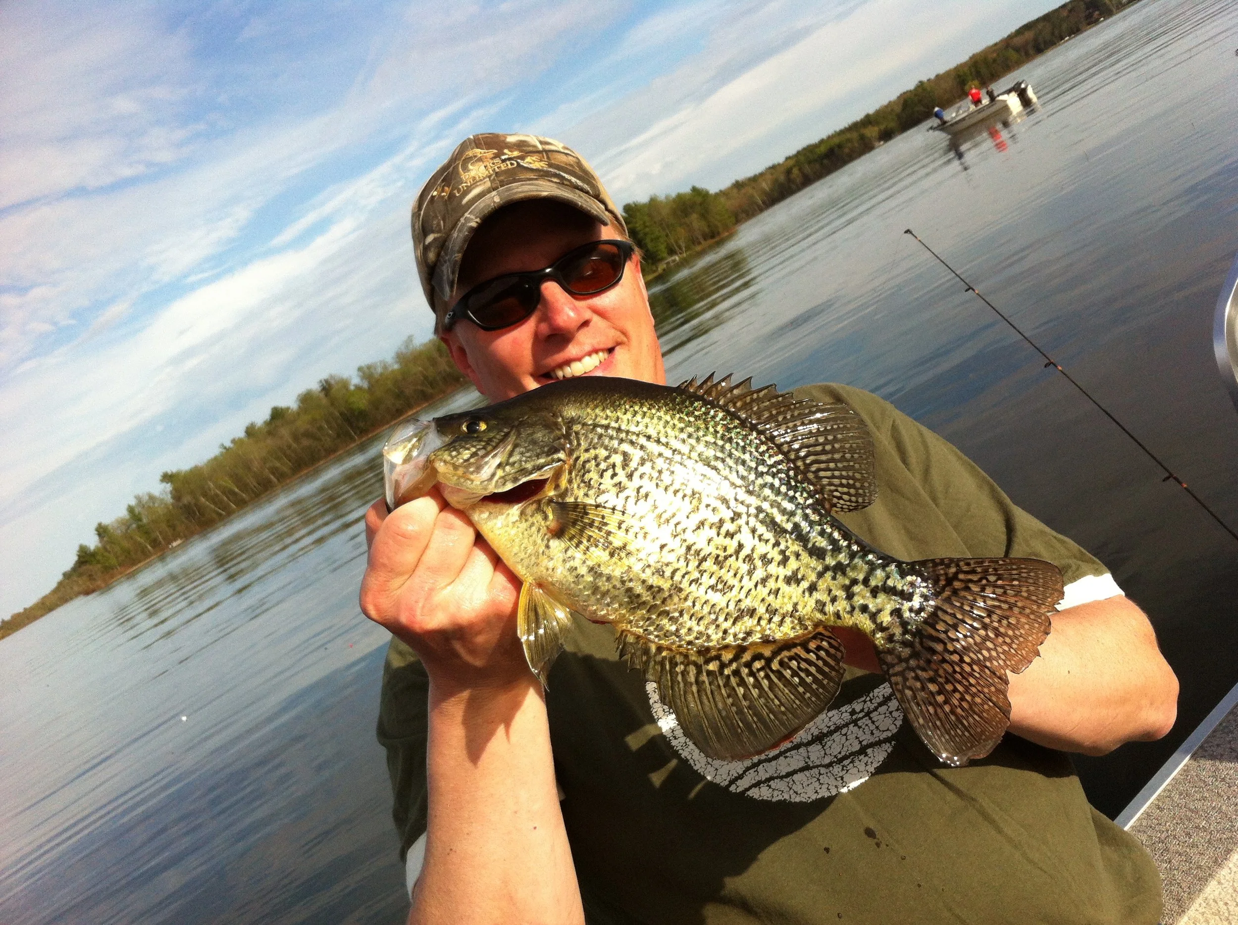 Halverson with the monster Crappie (Copy)