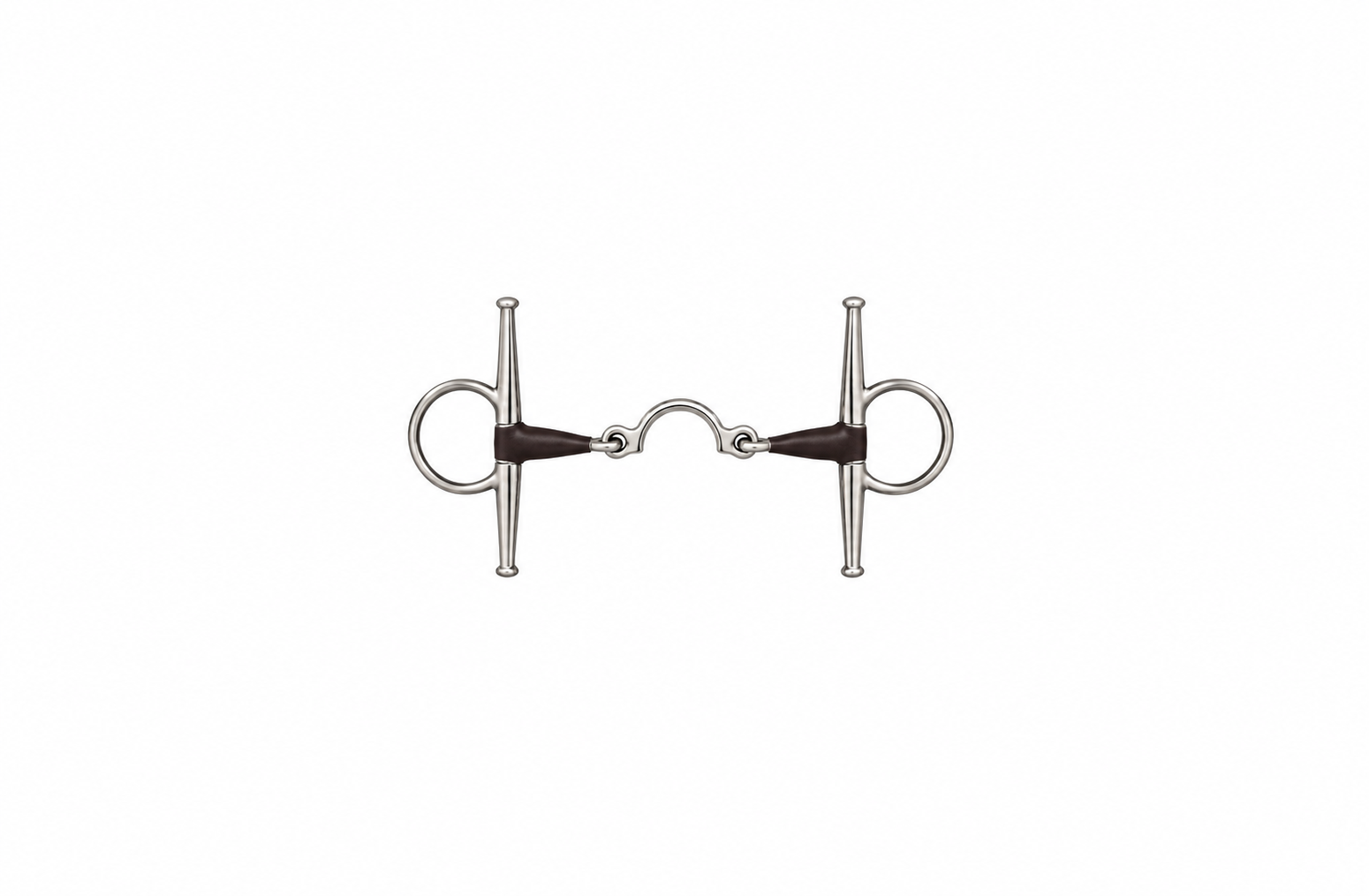 Leather Cut Off Segunda Full Cheek Bit 5.5 Inch