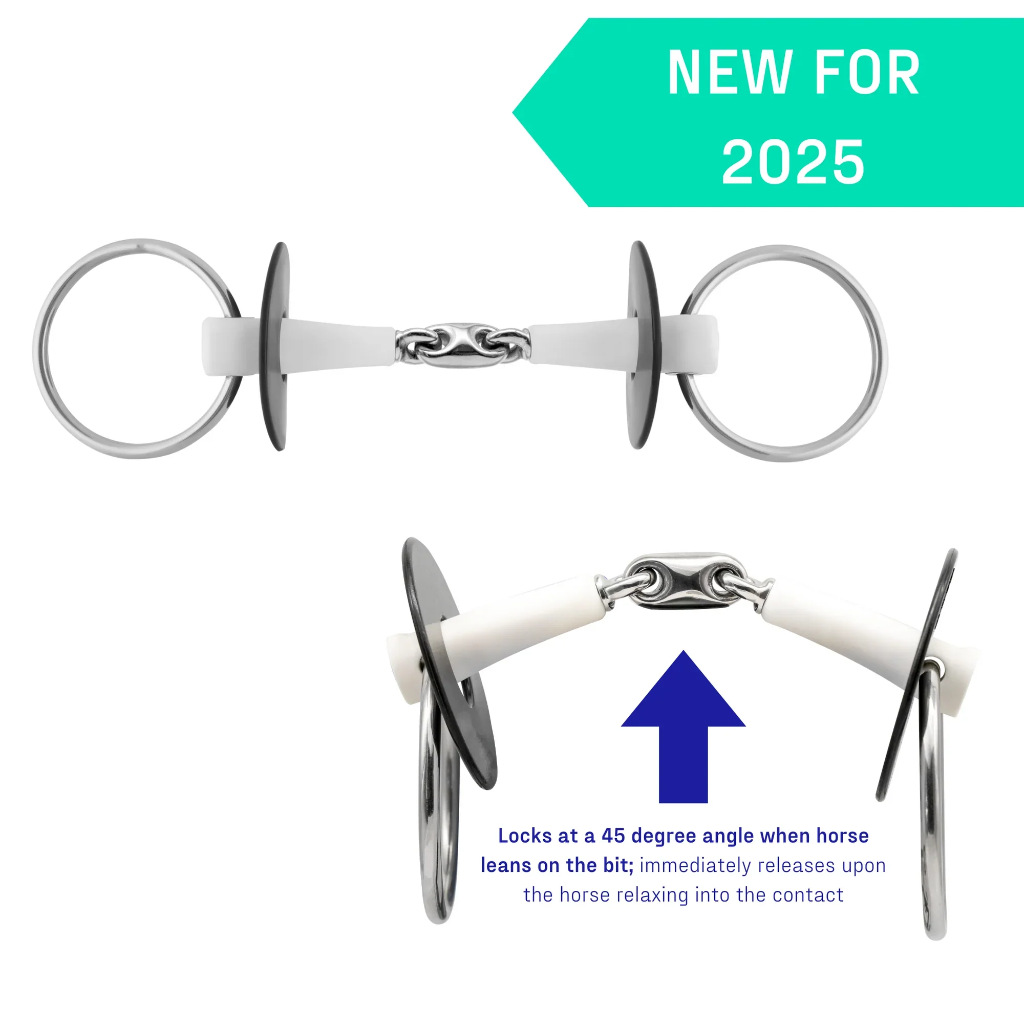 NATHE Control Loose Ring Snaffle Bit 5 1/4"
