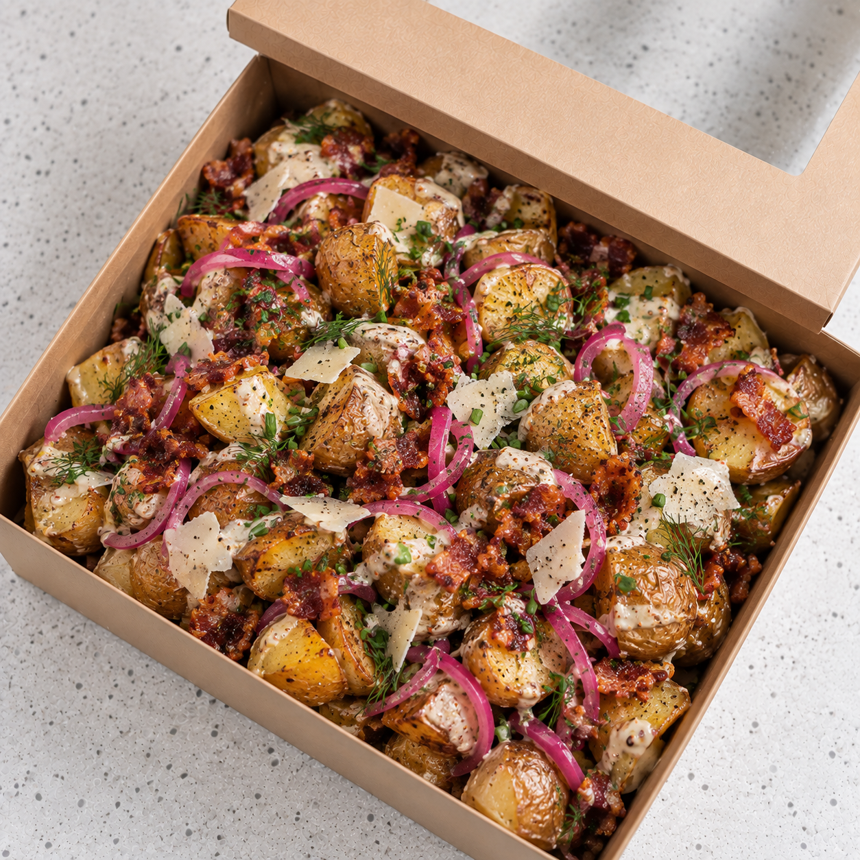Crispy Roast Potato Salad