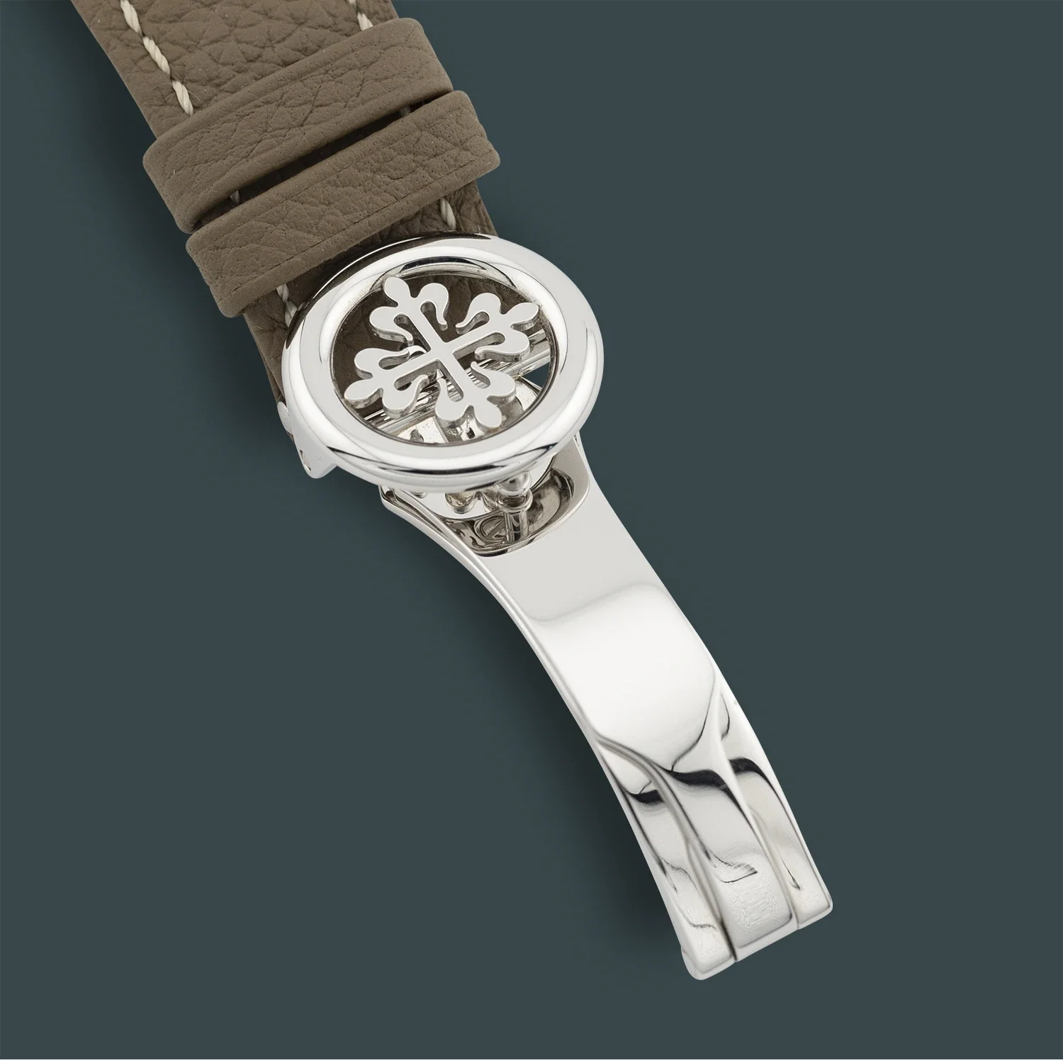 luxury watch with a snowflake design