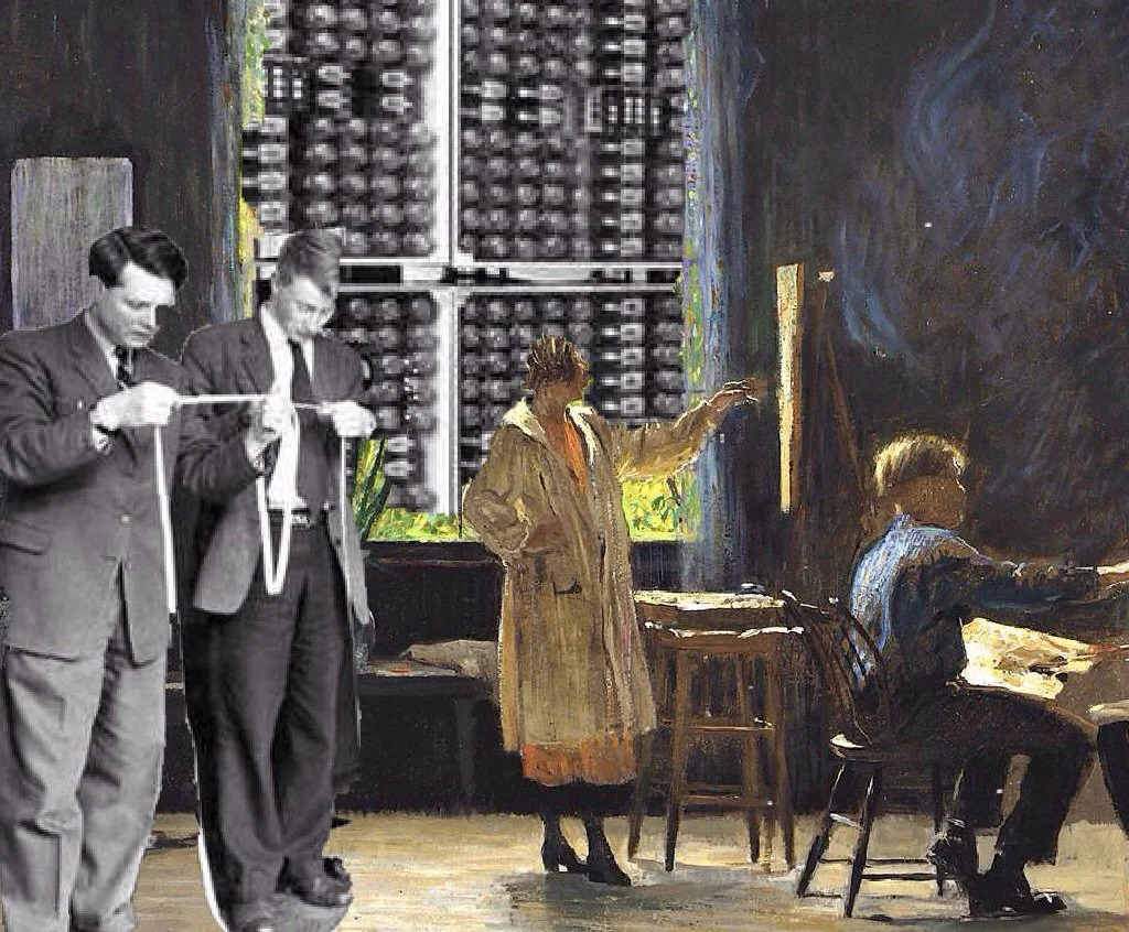 Interior Landscapes - found image collage