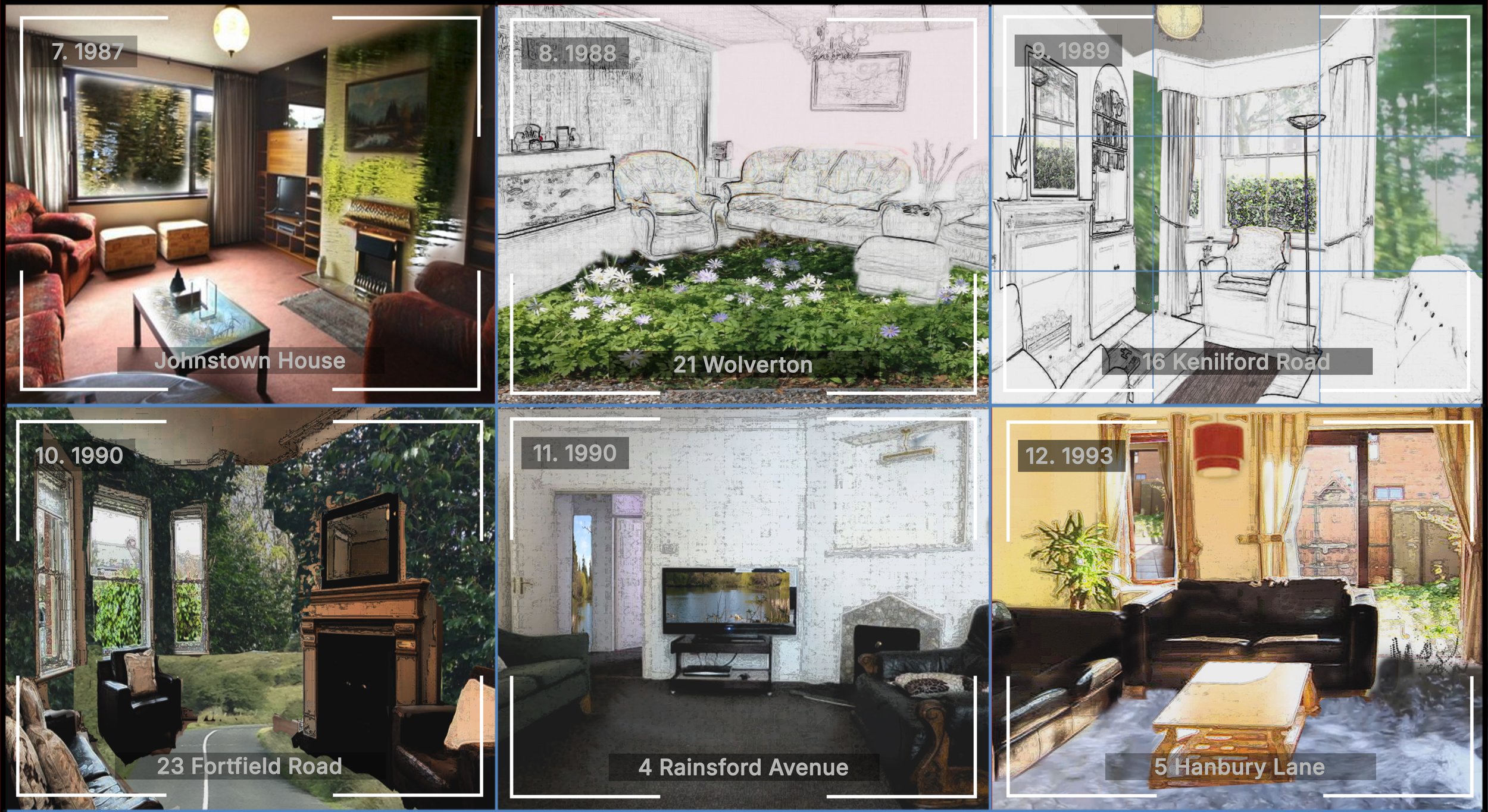 Every place I've Ever Lived In - video collage