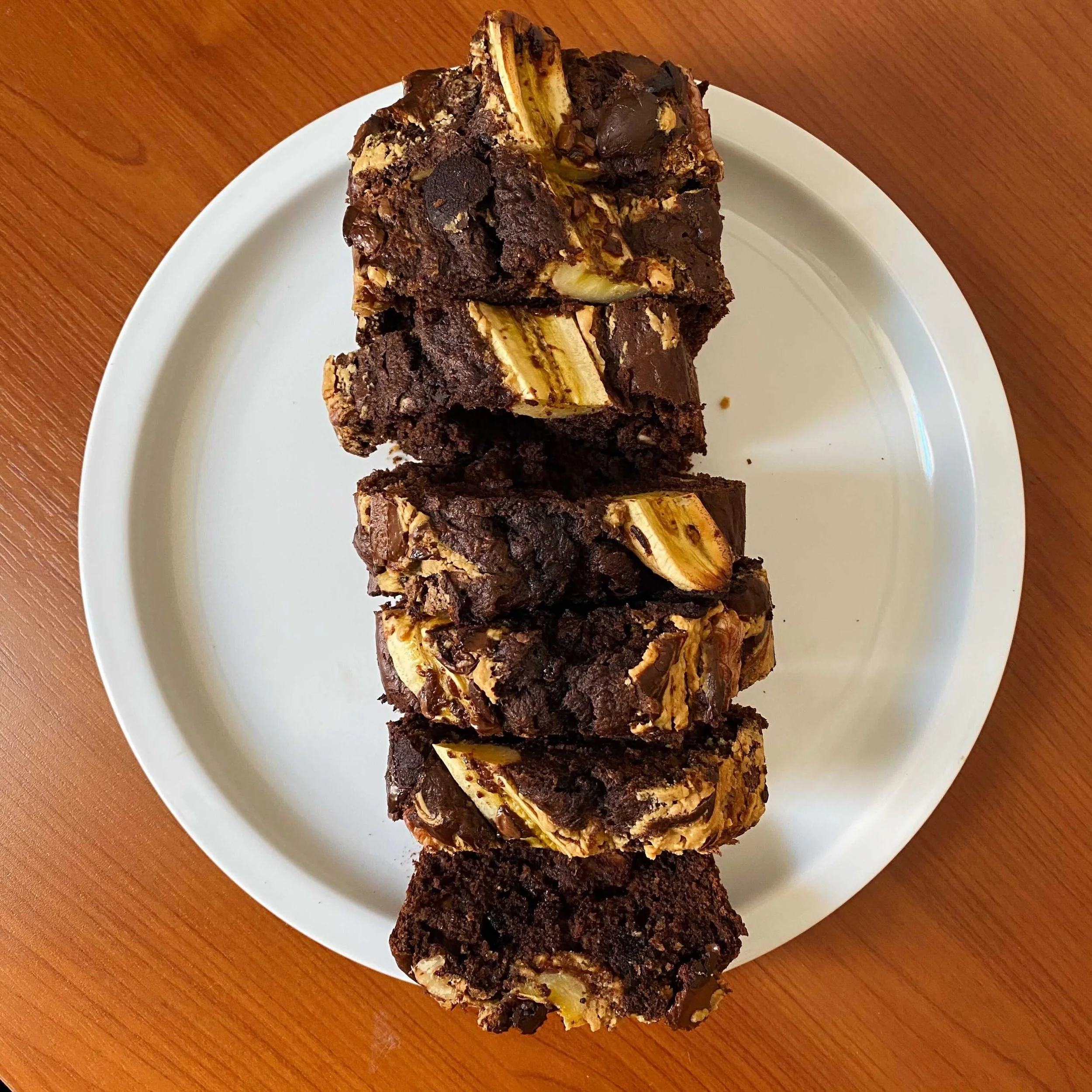 Kakaolu &amp; Fıstık Ezmeli Banana Bread