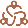 Outline of three people