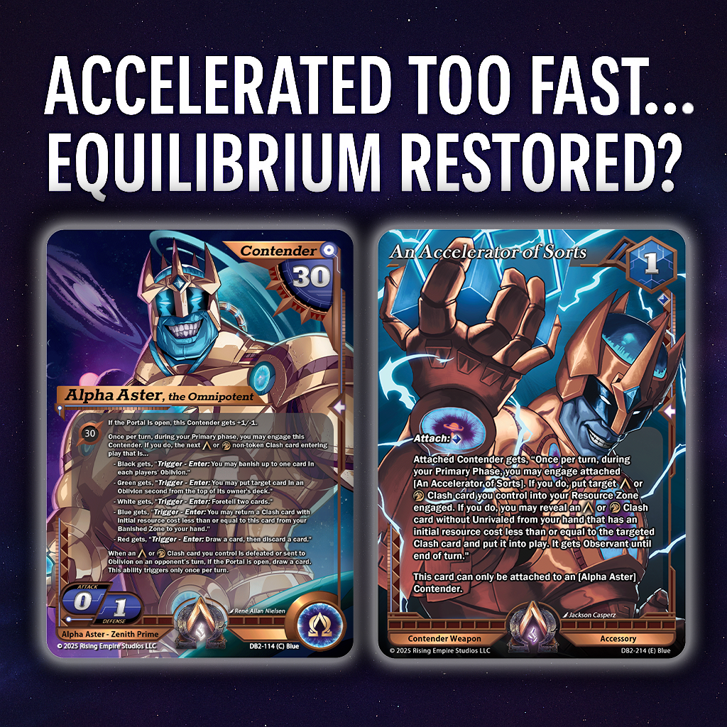Accelerated Too Fast…Equilibrium Restored?