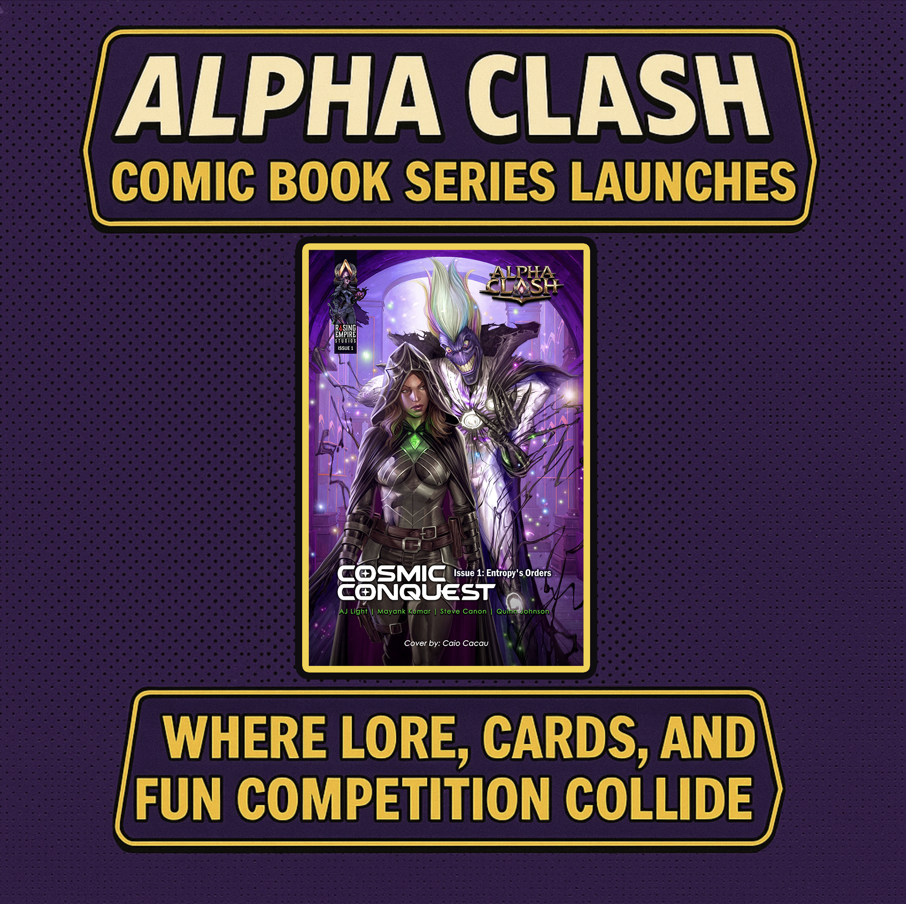 Alpha Clash Comic Book Series Launches: Where Lore, Cards, and Fun Competition Collide