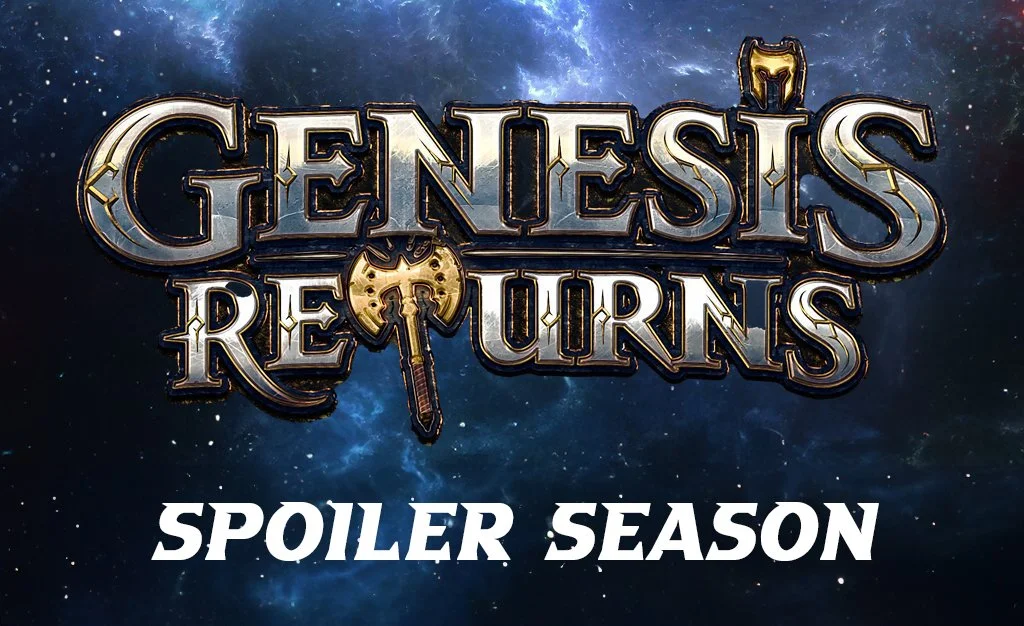 SPOILER SEASON! Genesis Returns 