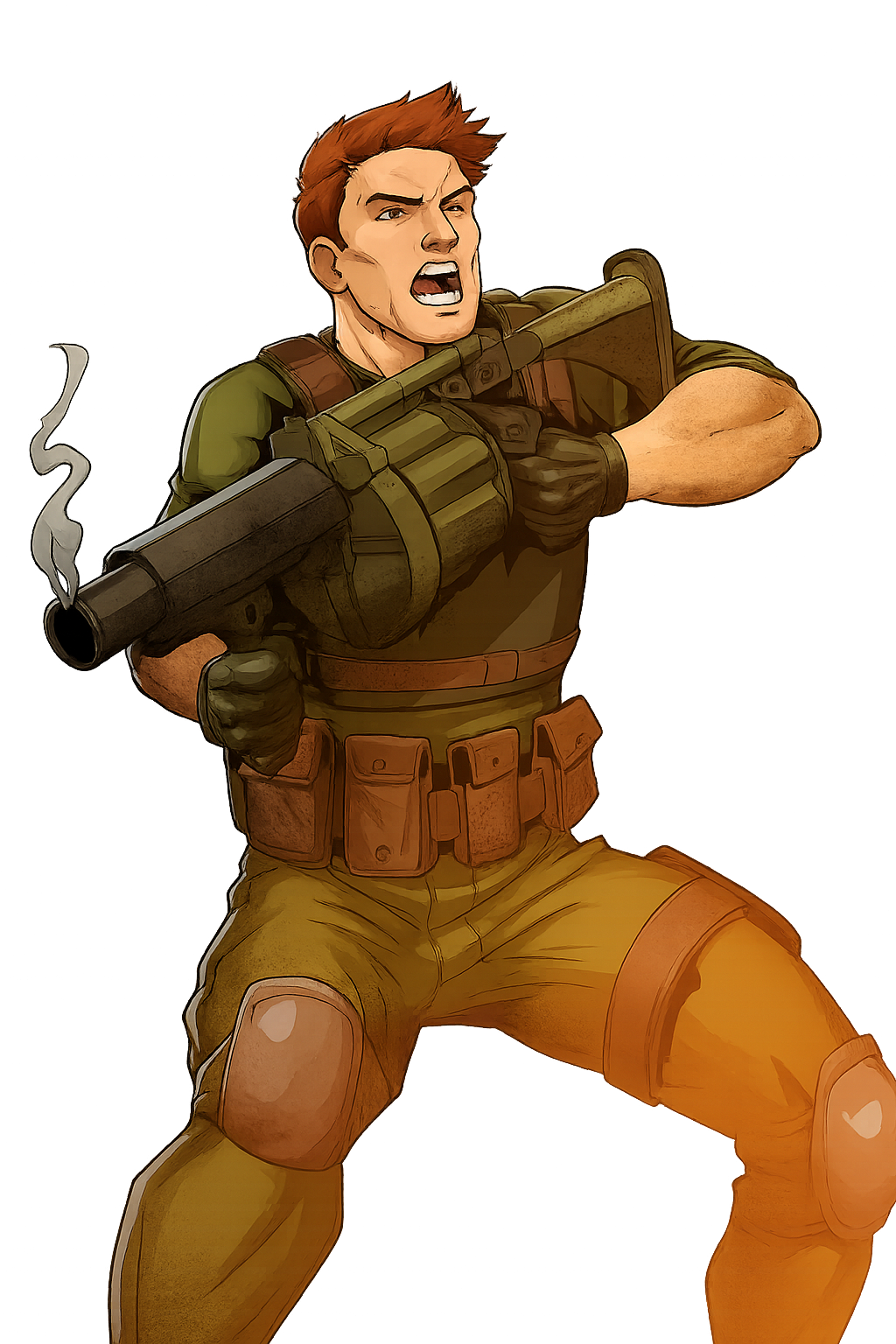 Alpha Clash Character wtih grenade launcher