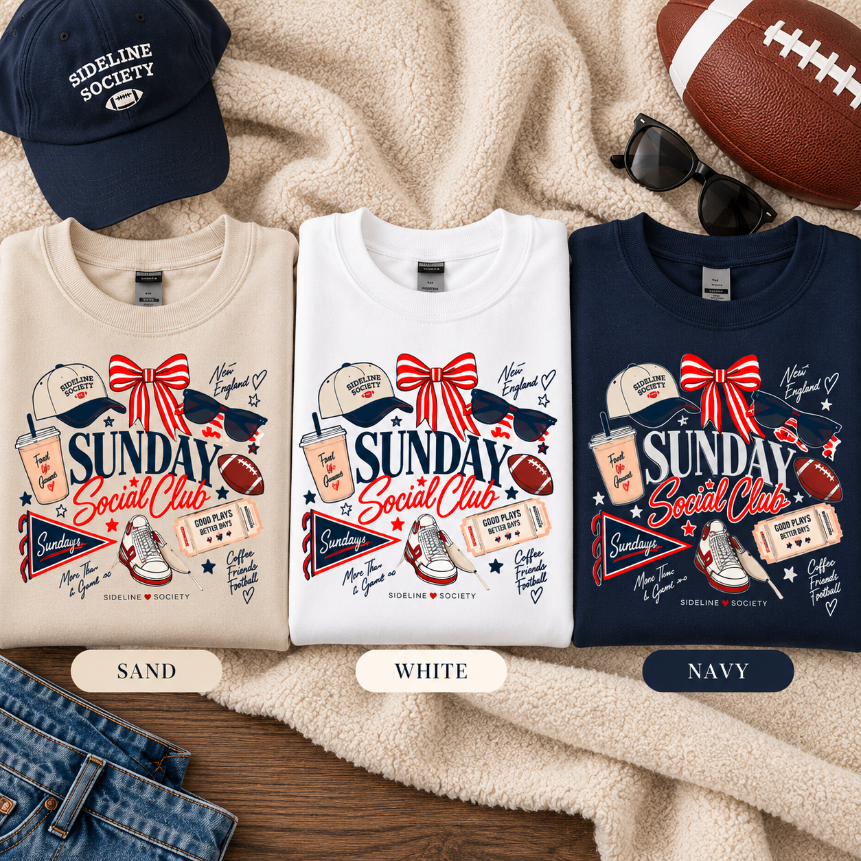 Sunday Social Club Football Sweatshirt