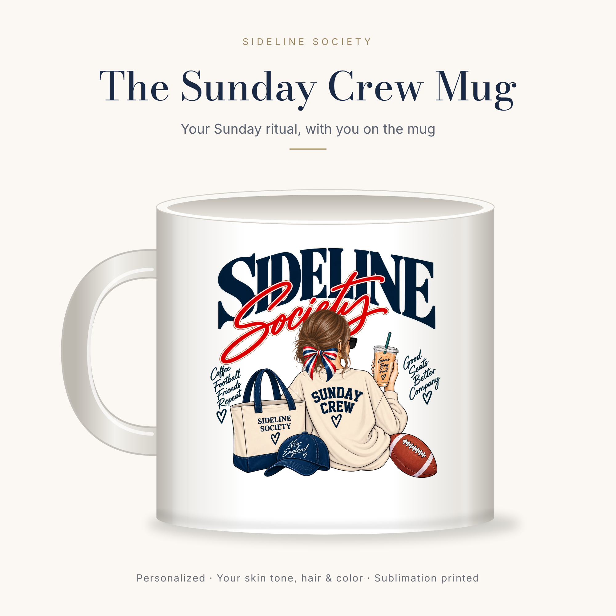 Personalized - Sunday Crew Mug