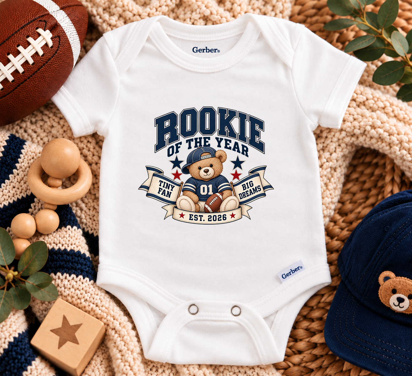 Rookie of the Year Baby Onesie