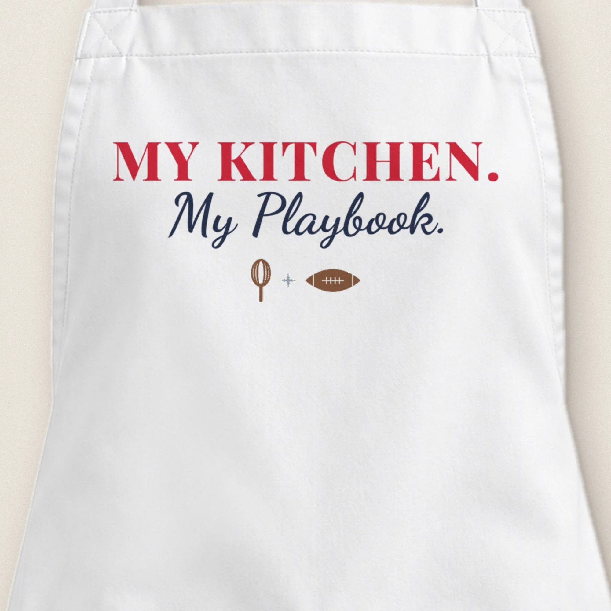 My Kitchen. My Playbook. Apron