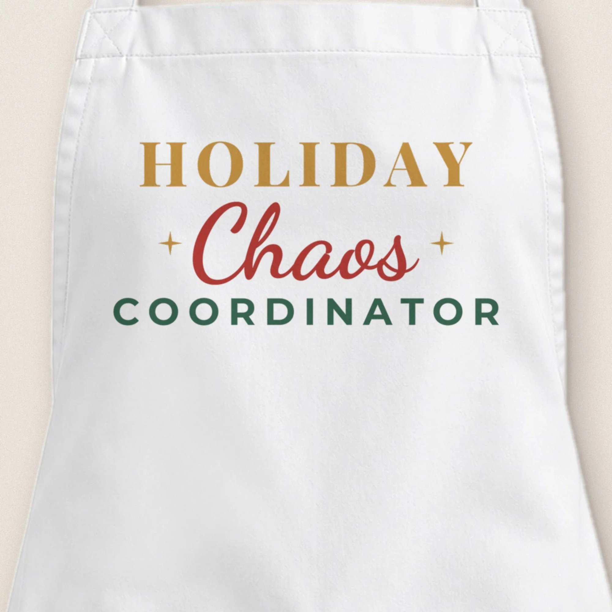 Holiday Chaos Coordinator Apron
