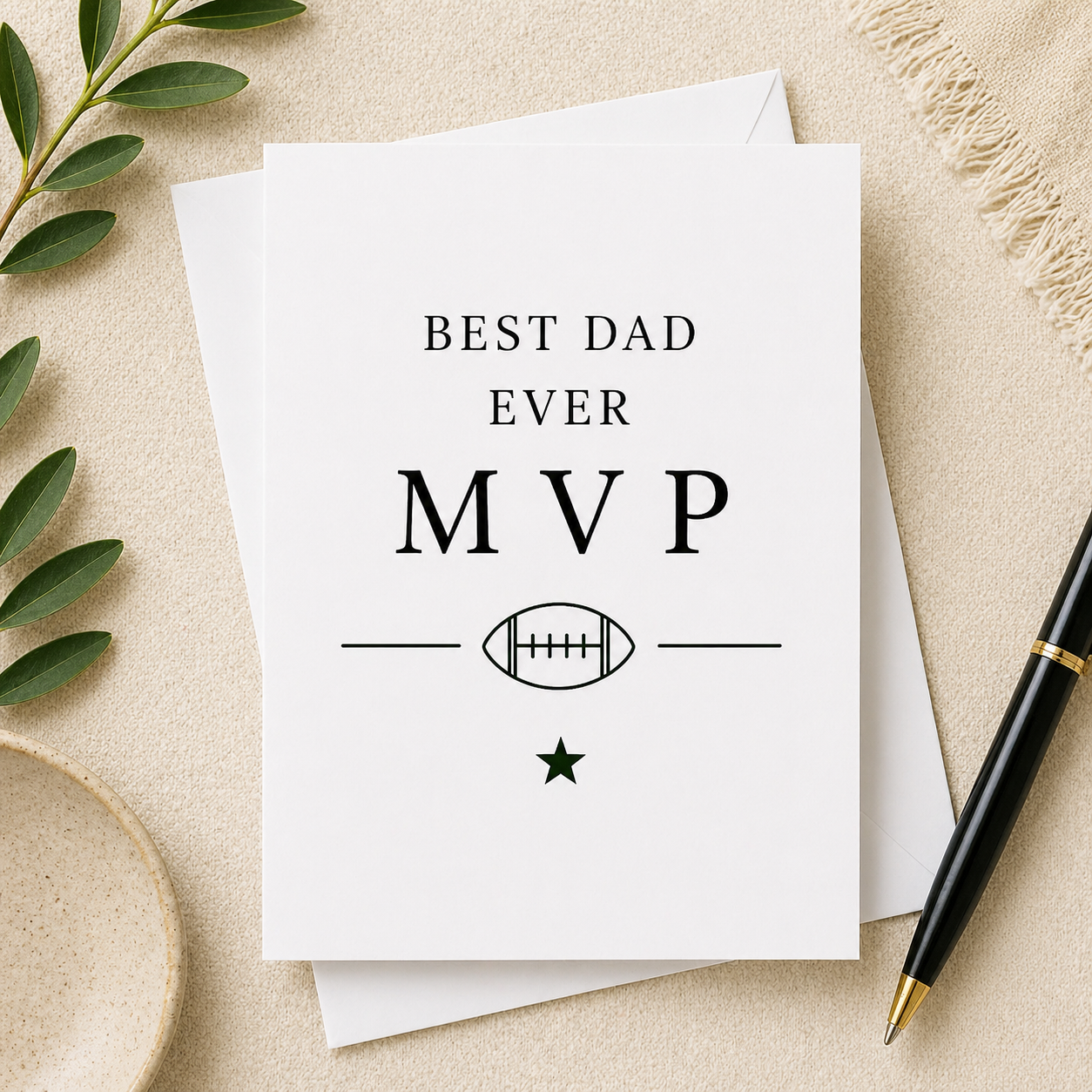 Best Dad Ever MVP – Greeting Card