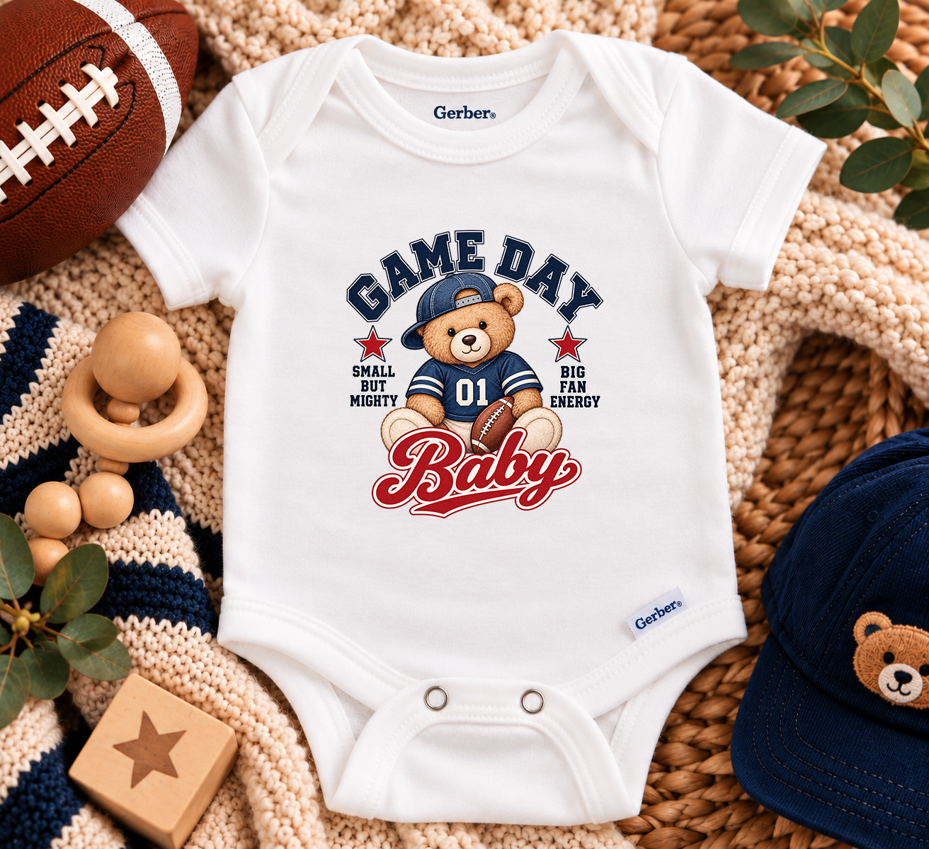 Game Day Baby Onesie
