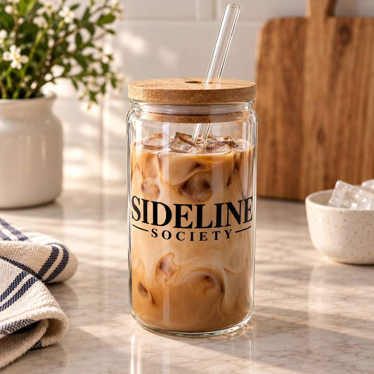 Sideline Society Glass Tumbler