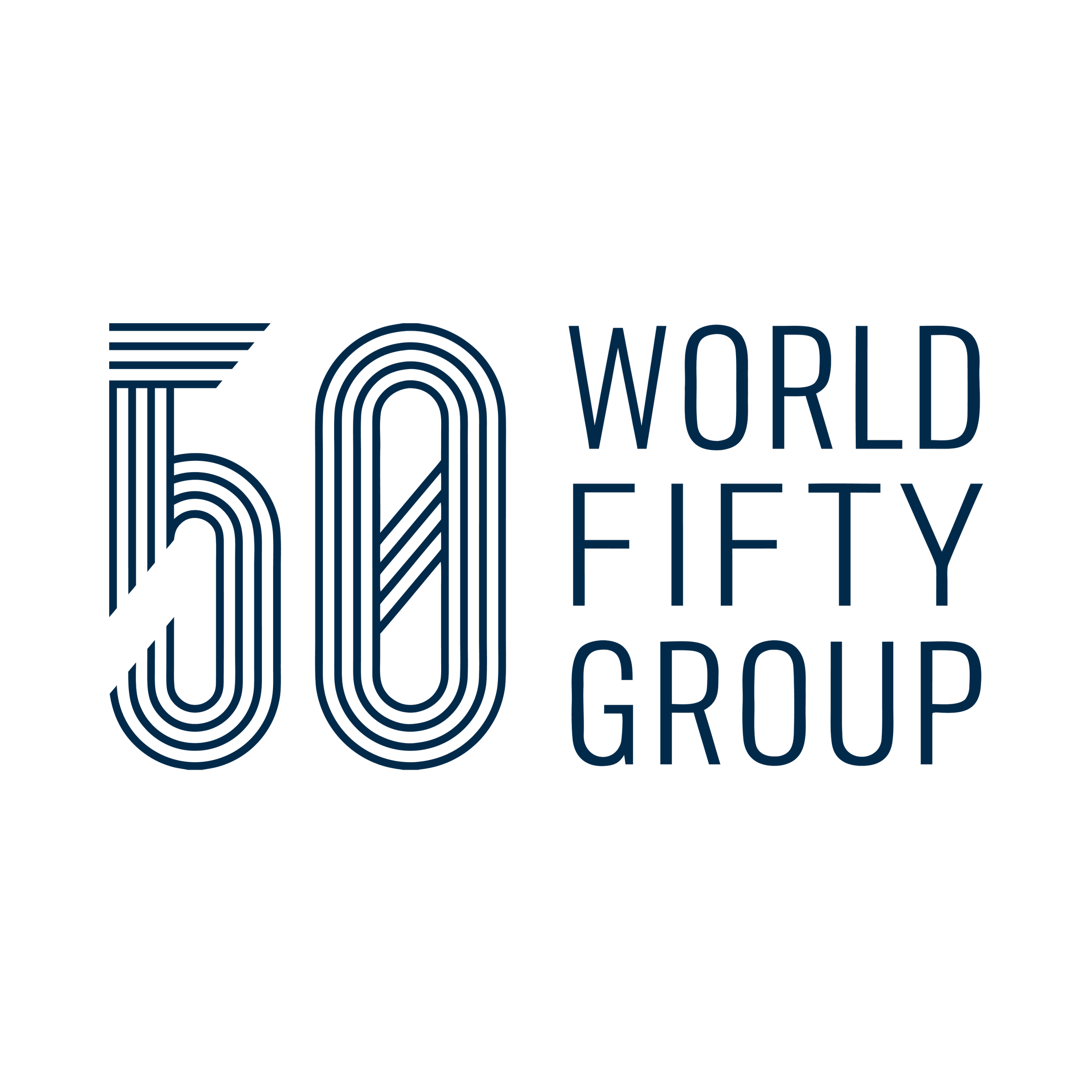 World Equity Group logo in dark blue on a white background
