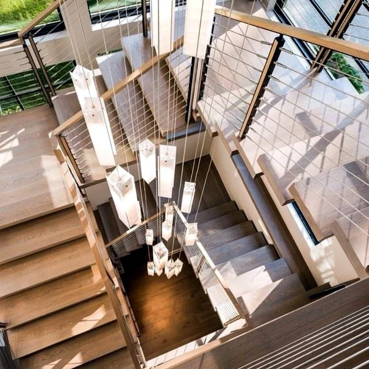 Looking down the stairwell