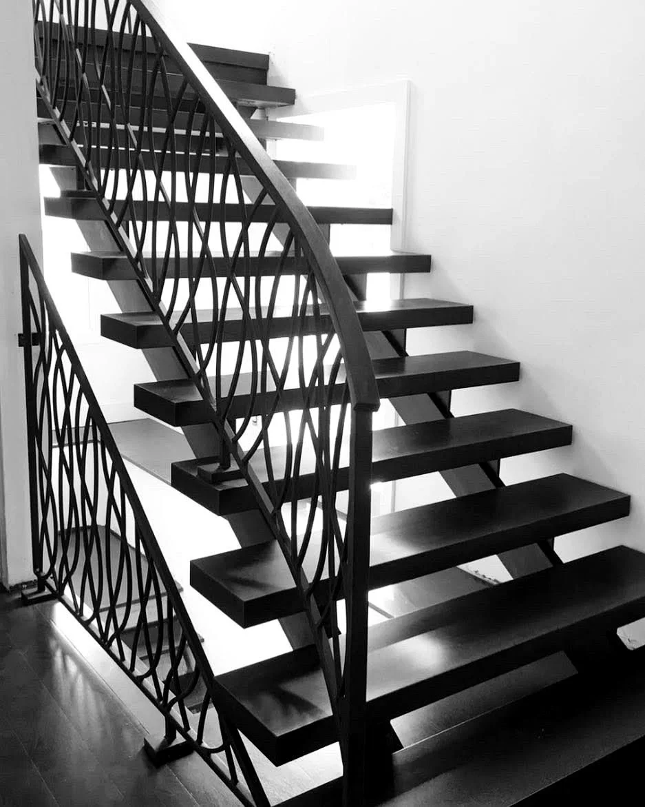 Woven ellipse railing
