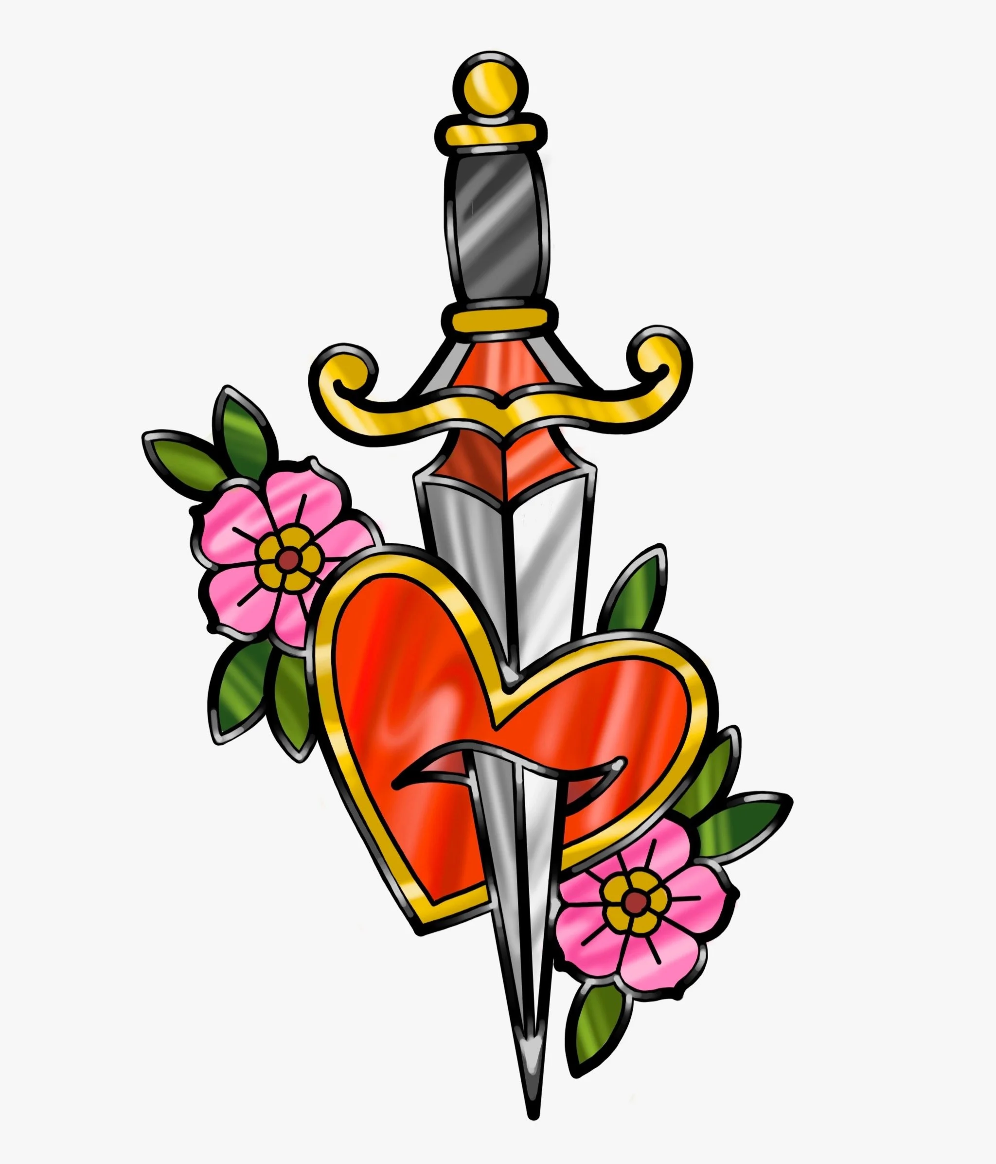 A not so traditional flash drop! Stained glass tattoo designs inspired by American traditional tattoos :) email inkgallerynj@gmail.com to book!!