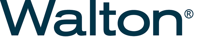 Walton logo with the word 'WALTON' in bold blue letters.