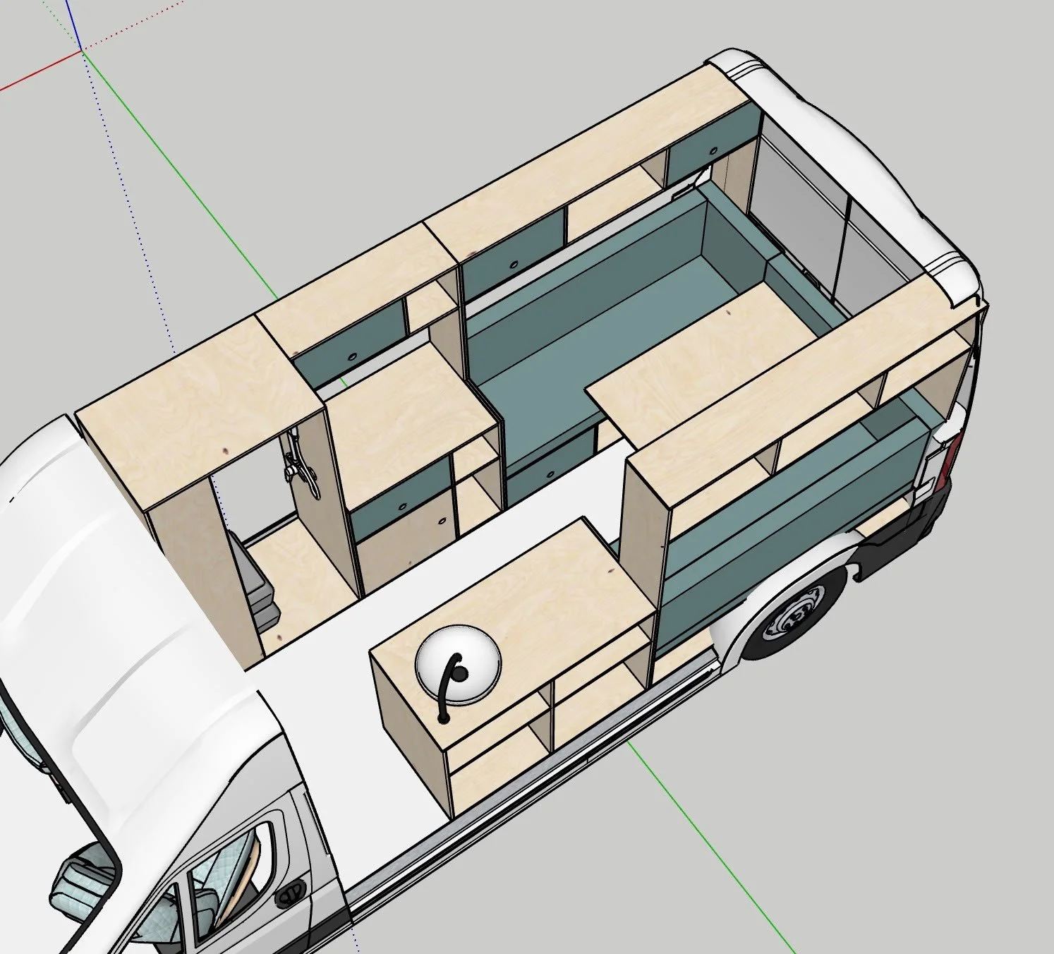  Large rear lounge option 
