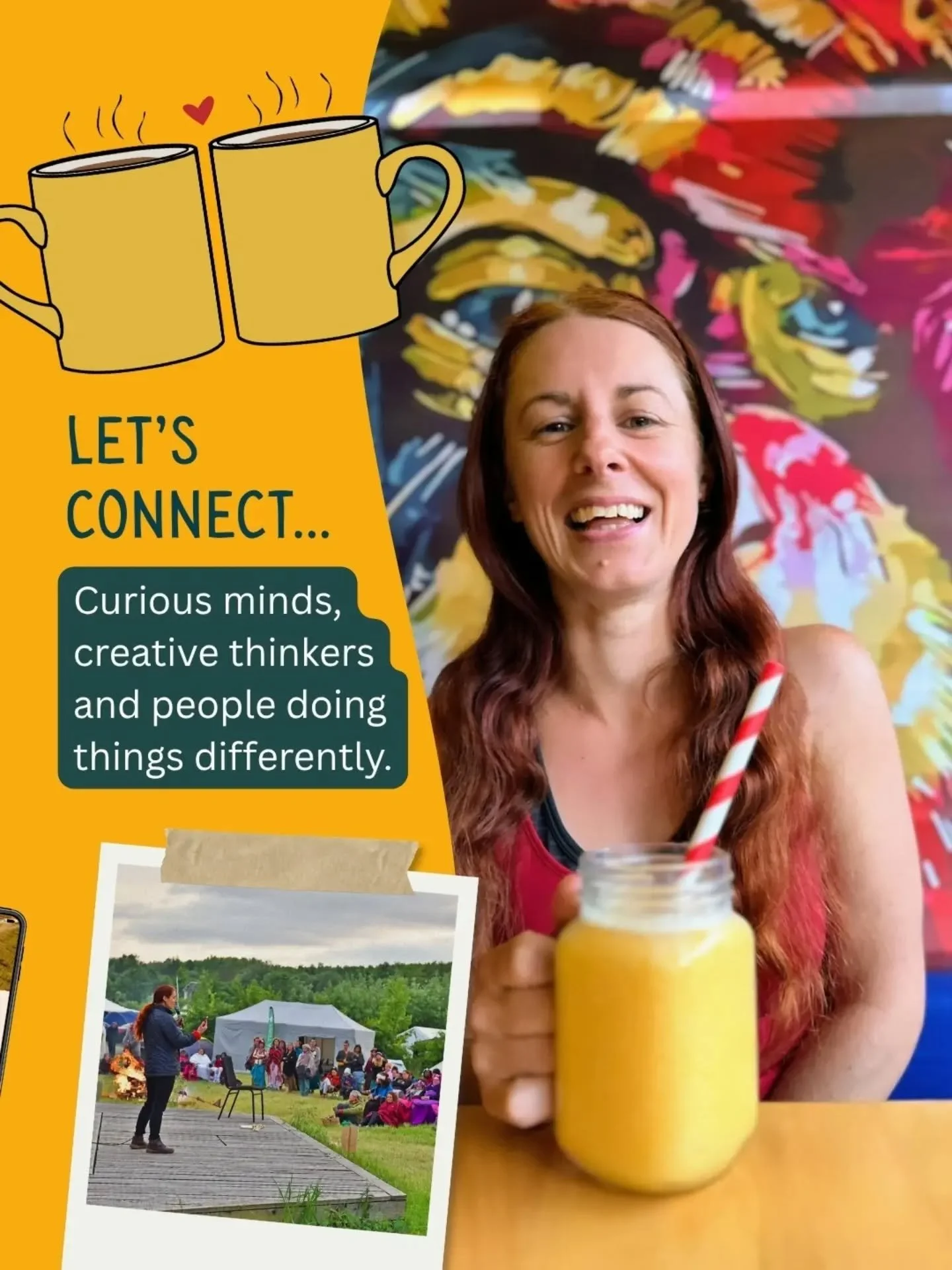The thing I love about this little corner of the internet is the possibility of connecting with other people who see the world a little differently. 

People with a head full of ideas, who question the usual way of doing things and are figuring out w